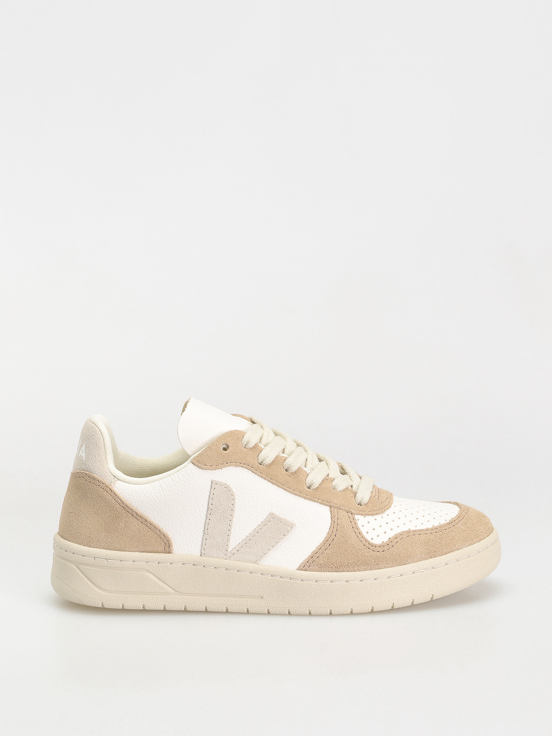 Pantofi Veja V-10 Wmn (extra white natural sahara)