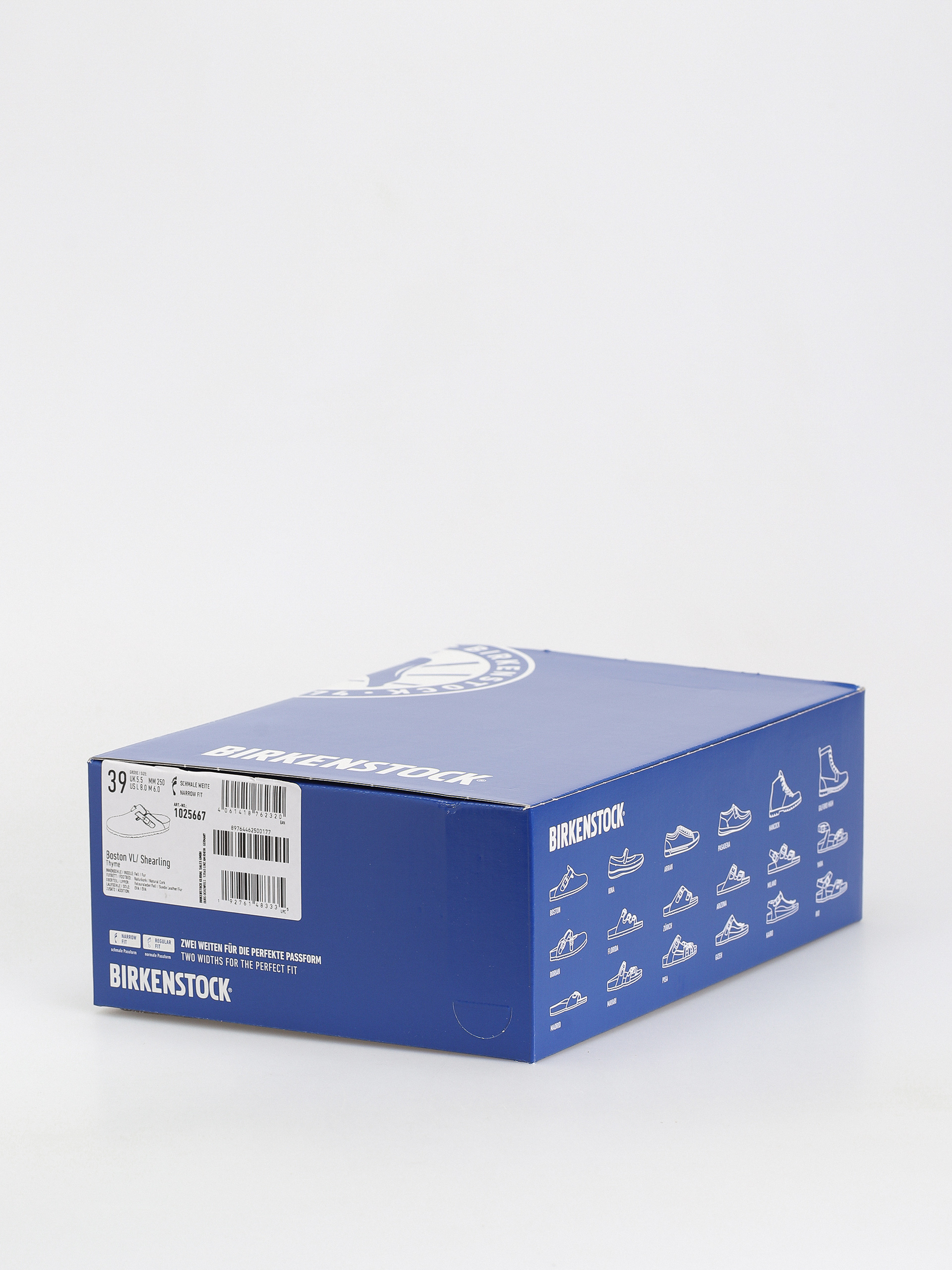 Șlapi Birkenstock Boston Suede Leather Narrow Wmn (thyme)