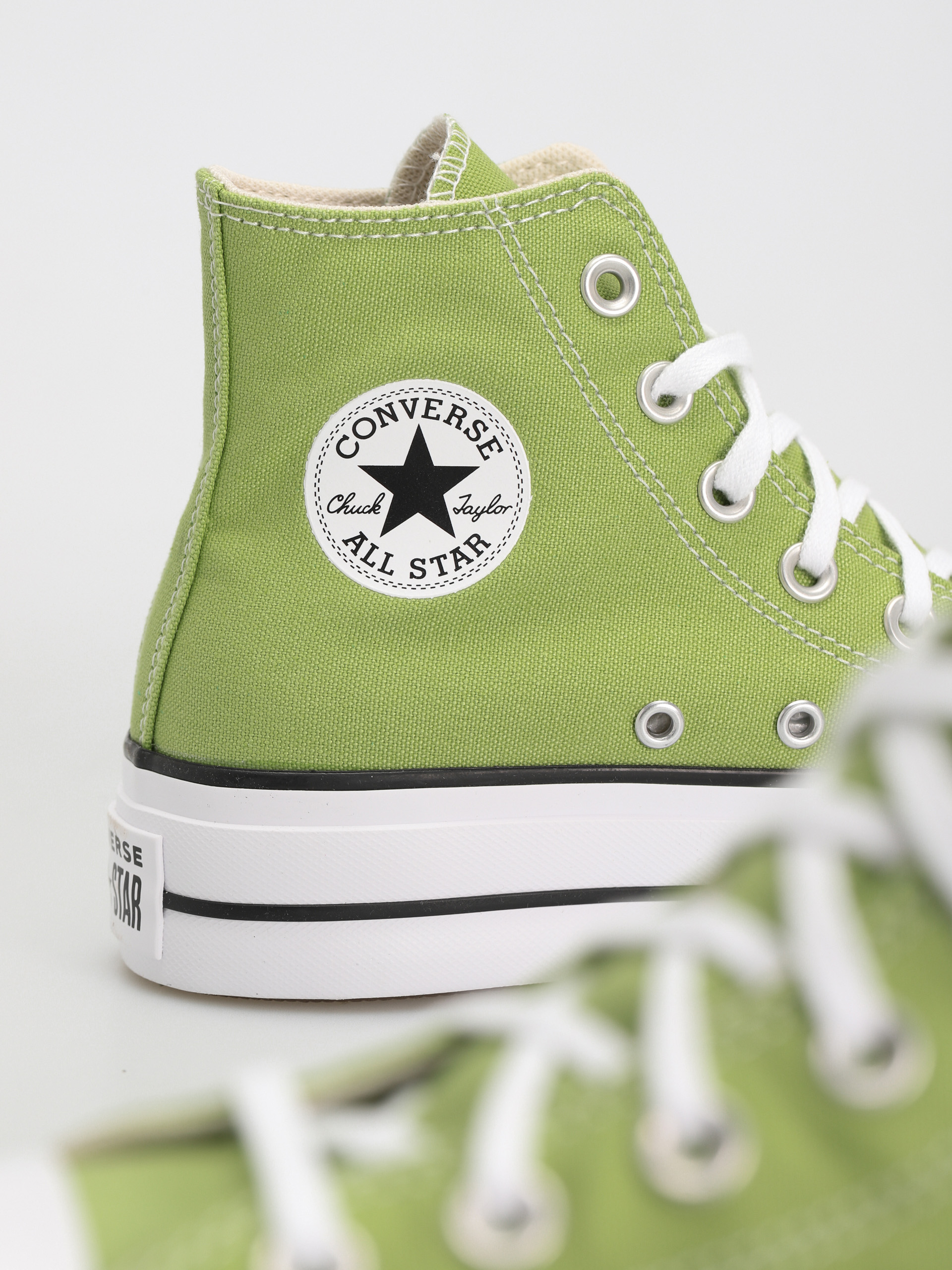 Teniși Converse Chuck Taylor All Star Lift Hi Wmn (vitality green/white/black)