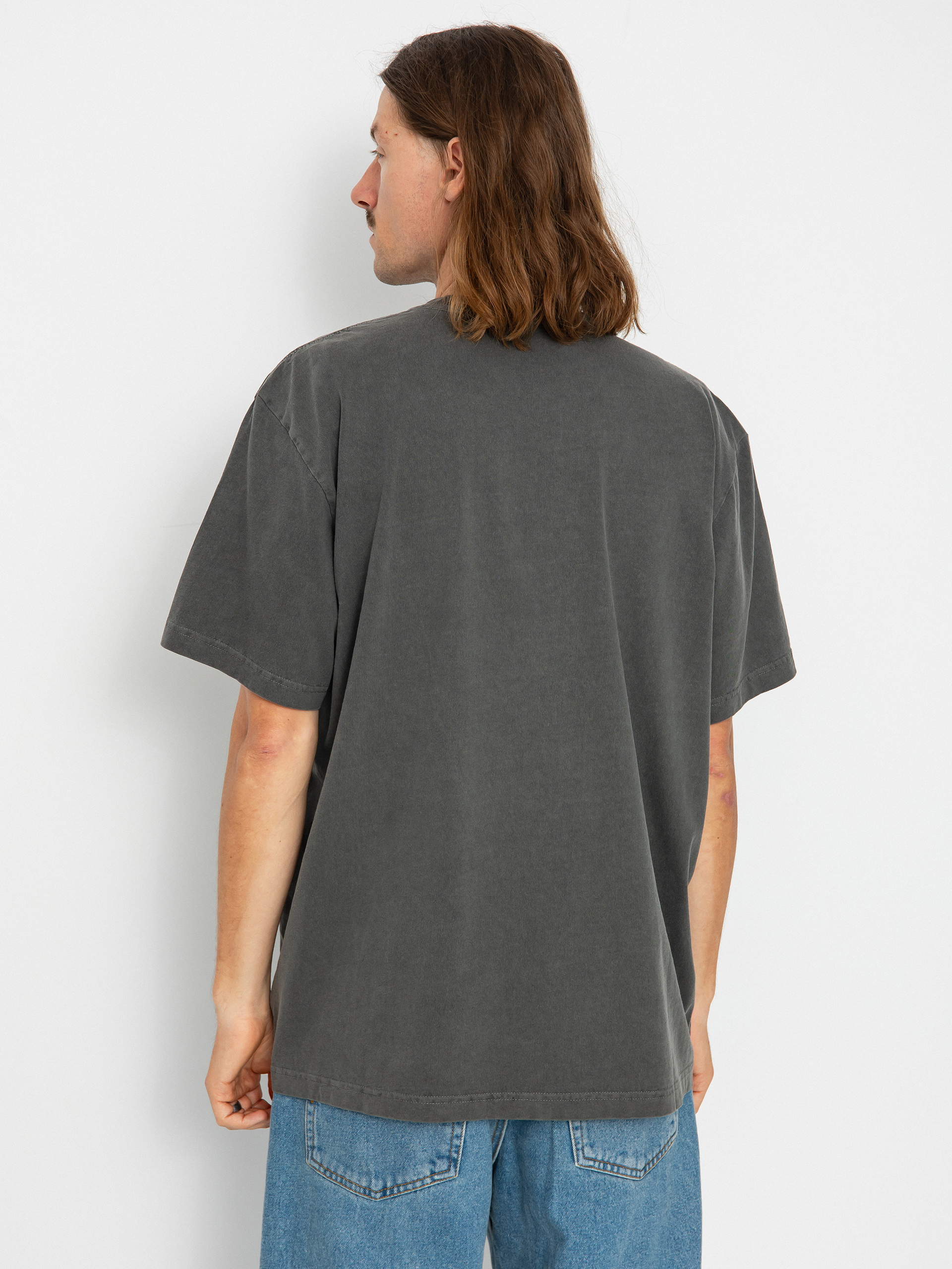 Tricou OBEY Lowercase Pigment (pigment digital black)