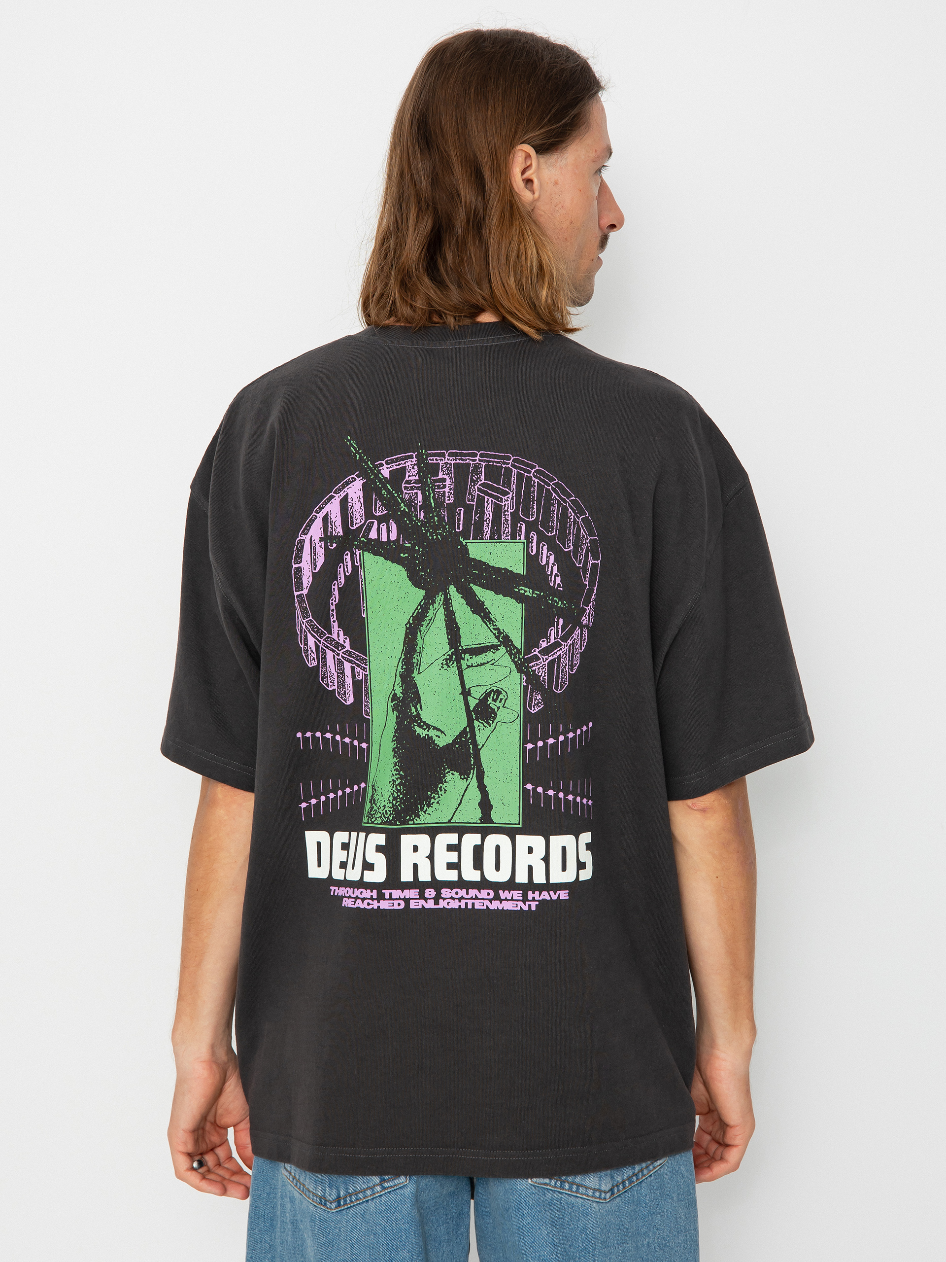 Tricou Deus Ex Machina Time And Sound (anthracite)