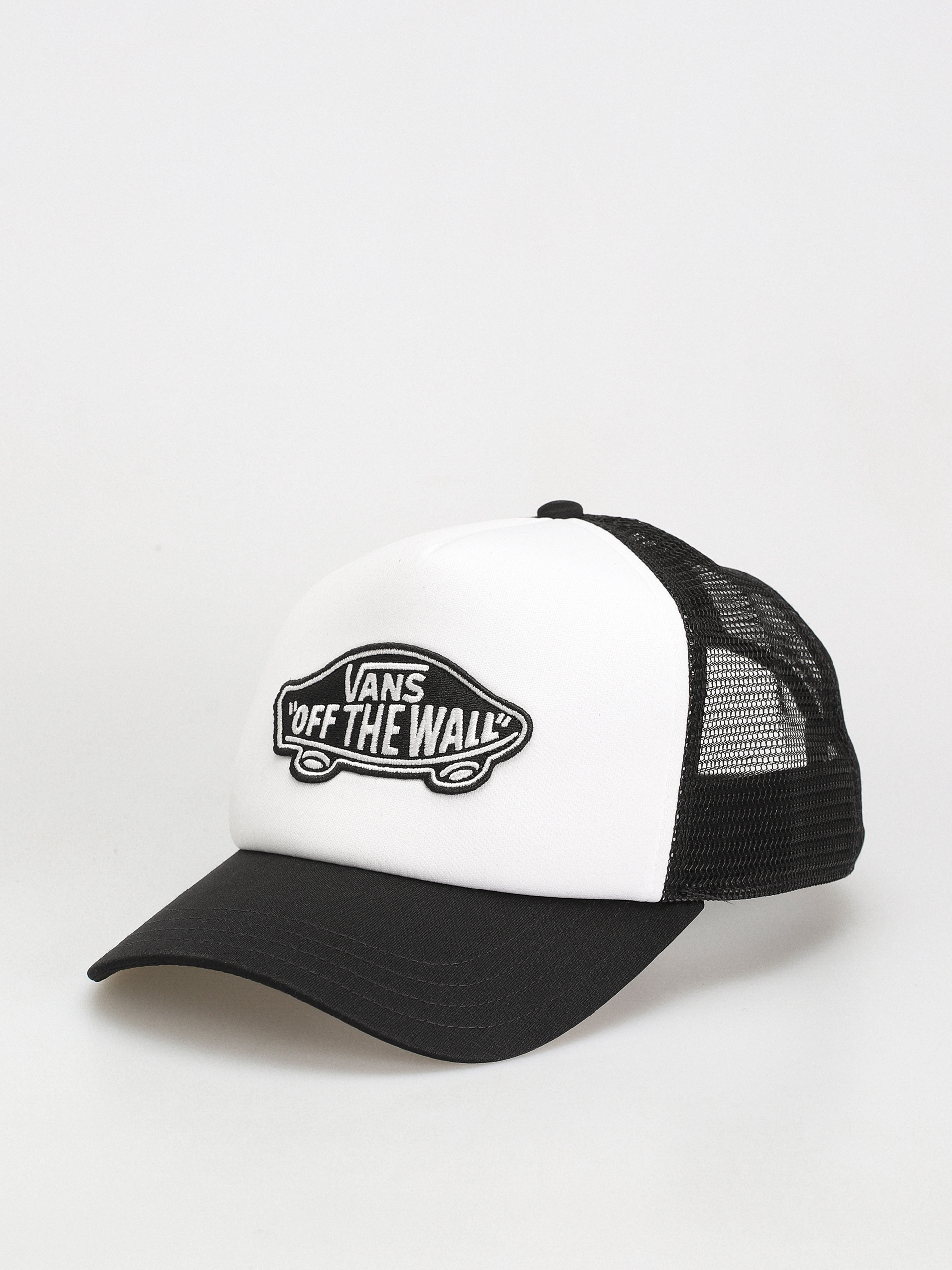 u0218apcu0103 Vans Classic Patch Curved Bill Trucker (black/white)
