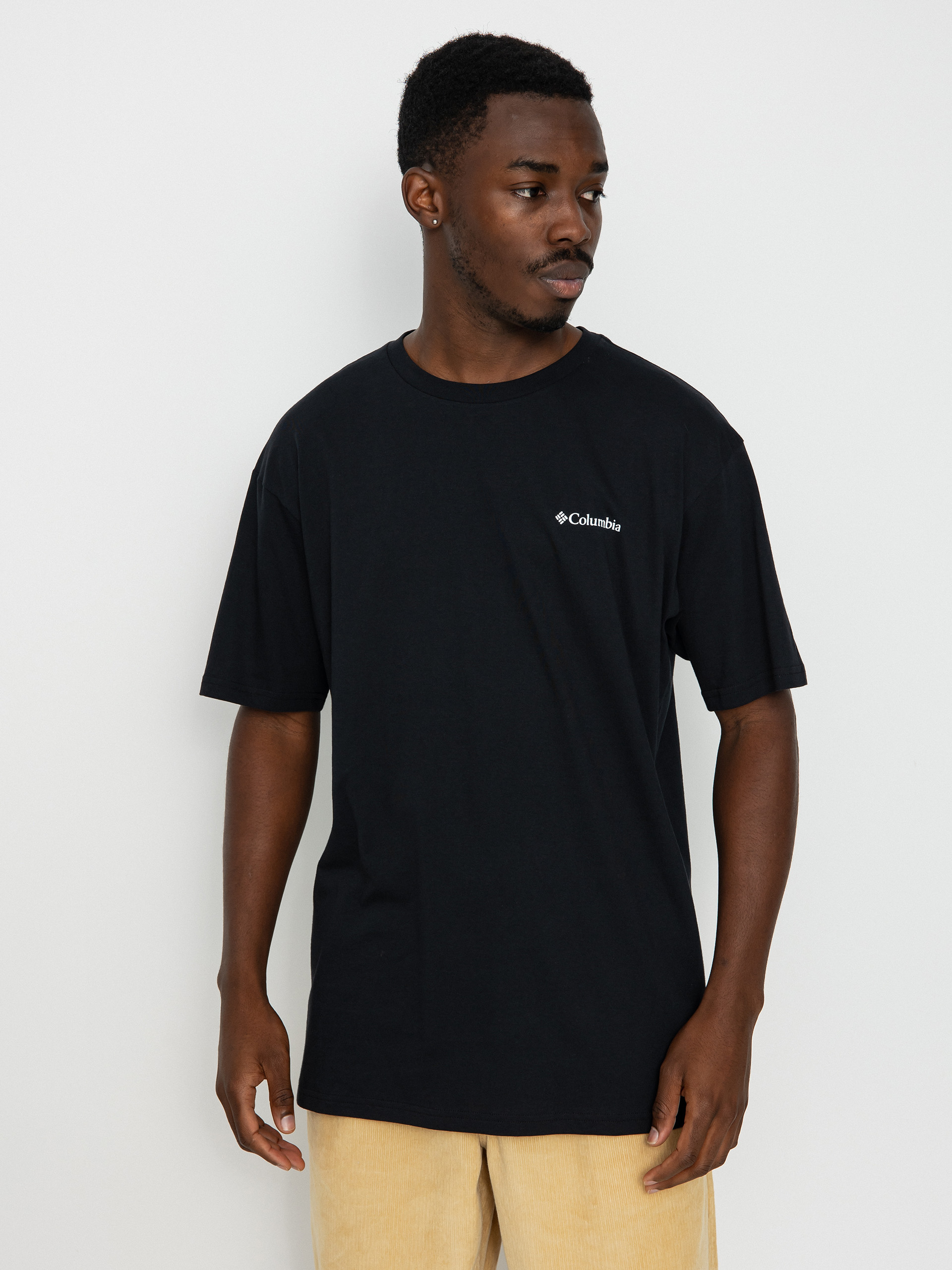 Tricou Columbia North Cascades (black/csc box logo)