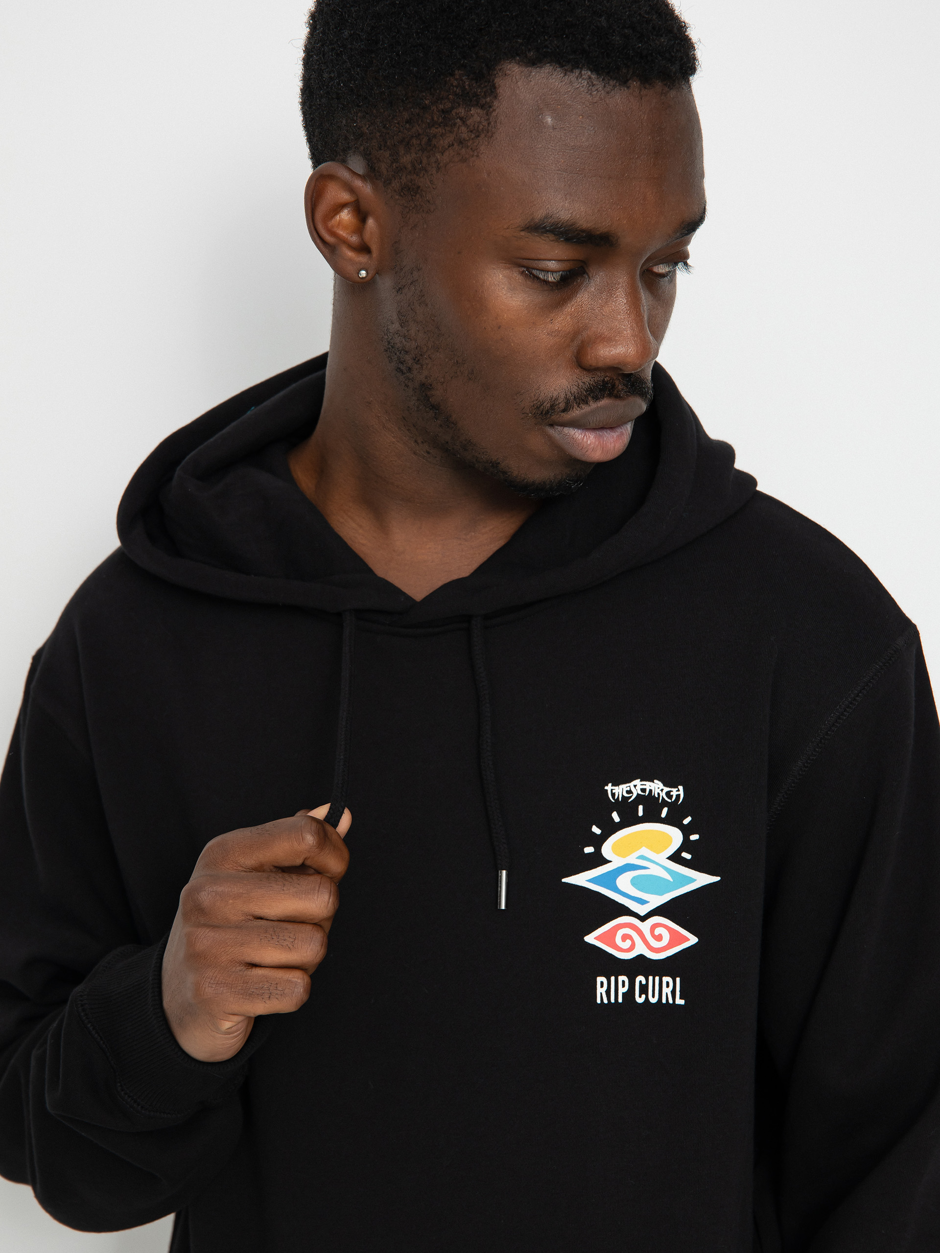 Hanorac cu glugă Rip Curl Search Icon HD (black)