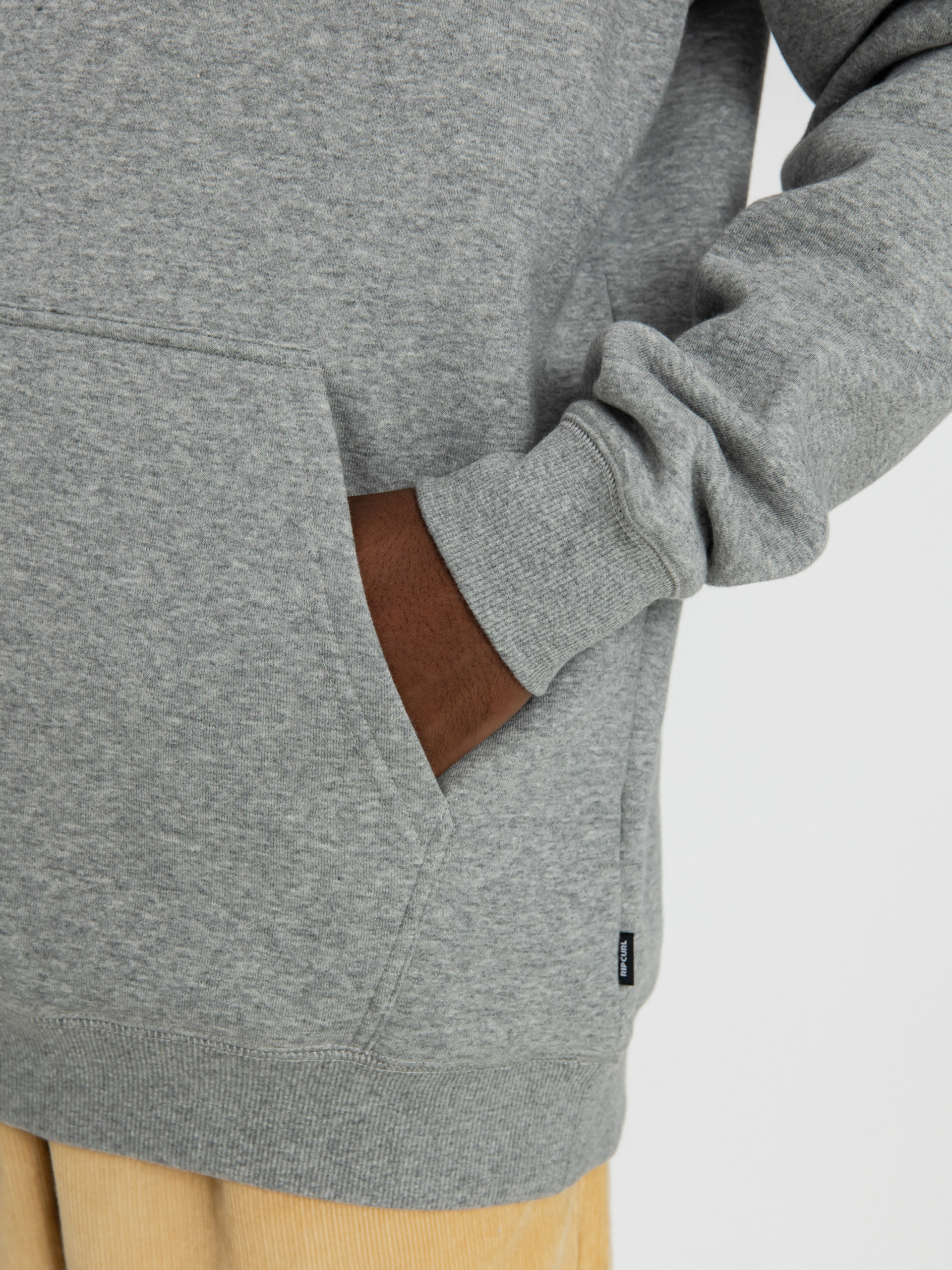 Hanorac cu glugă Rip Curl Wetsuit Icon HD (grey marle)