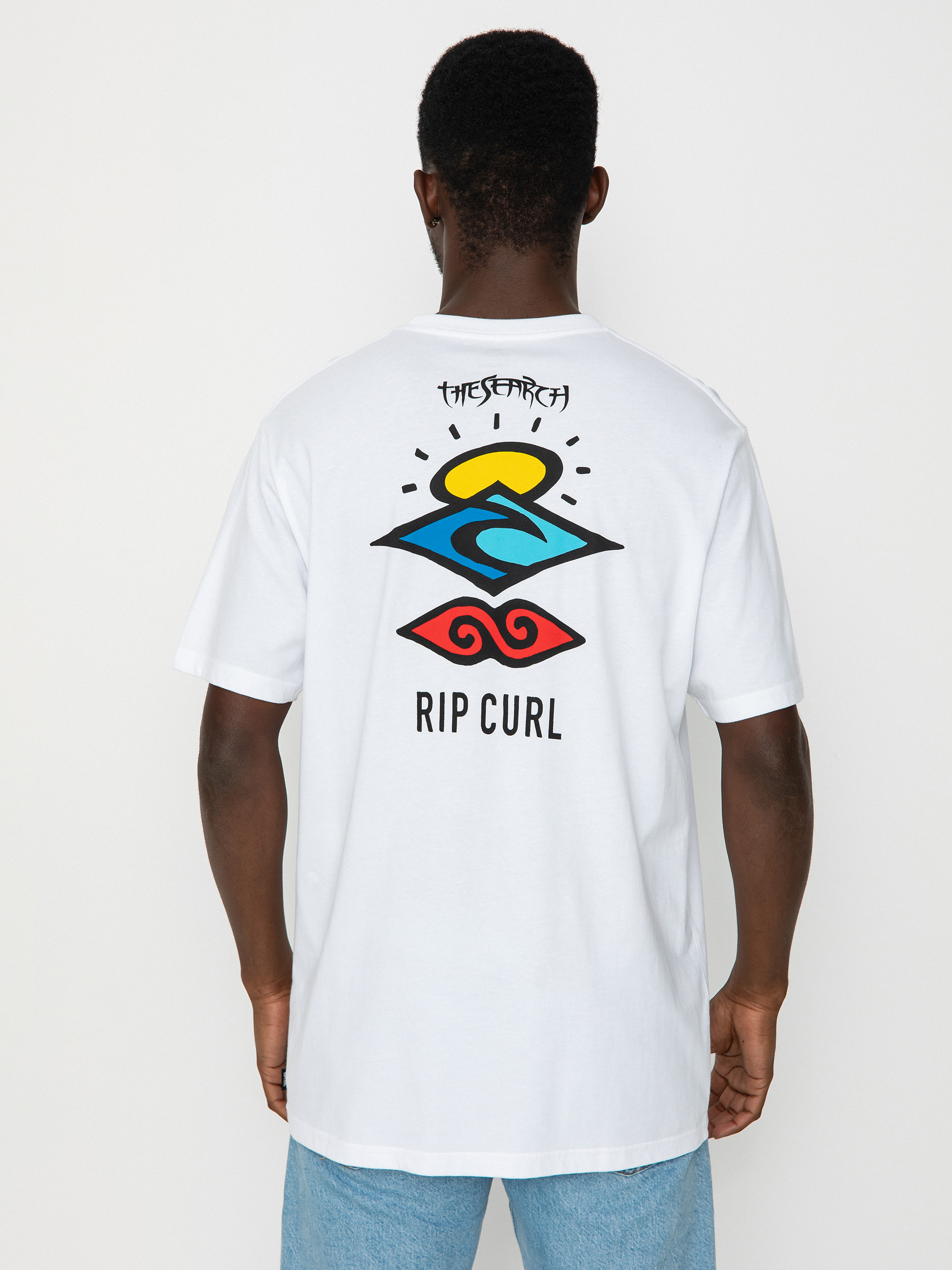 Tricou Rip Curl Search Icon (white)