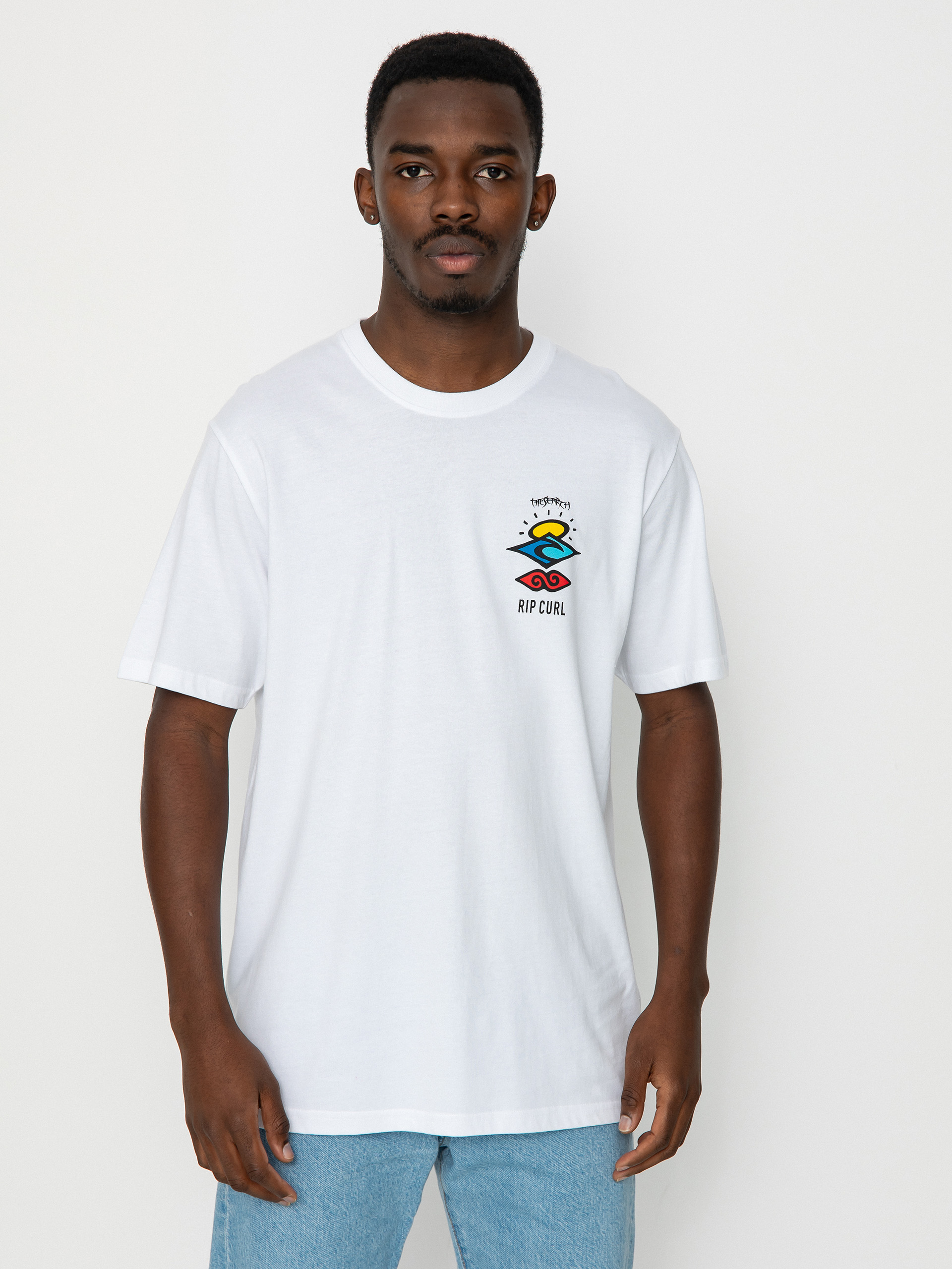 Tricou Rip Curl Search Icon (white)