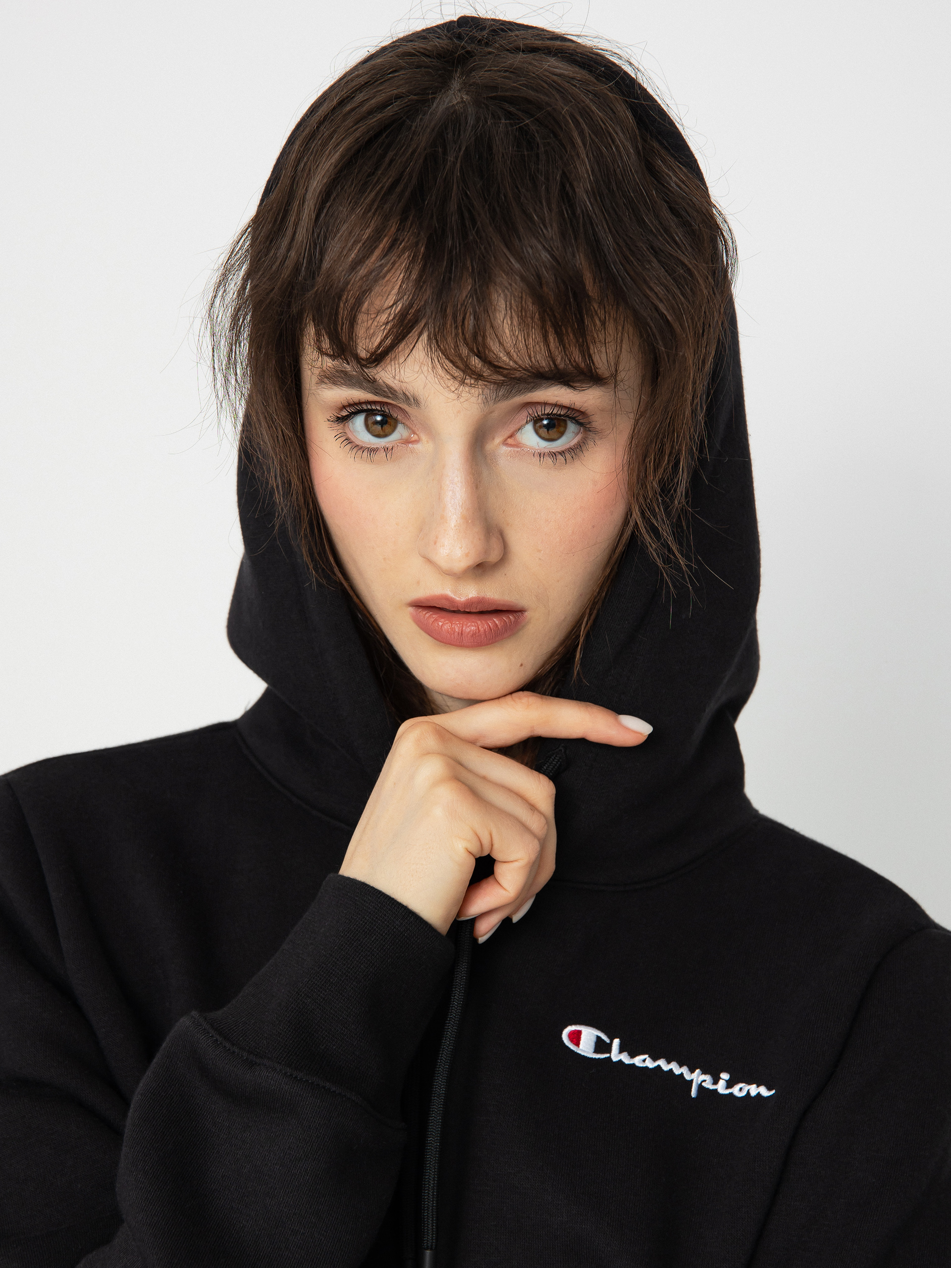 Hanorac cu glugă Champion Legacy Hooded Sweatshirt 116580 Wmn (nbk)