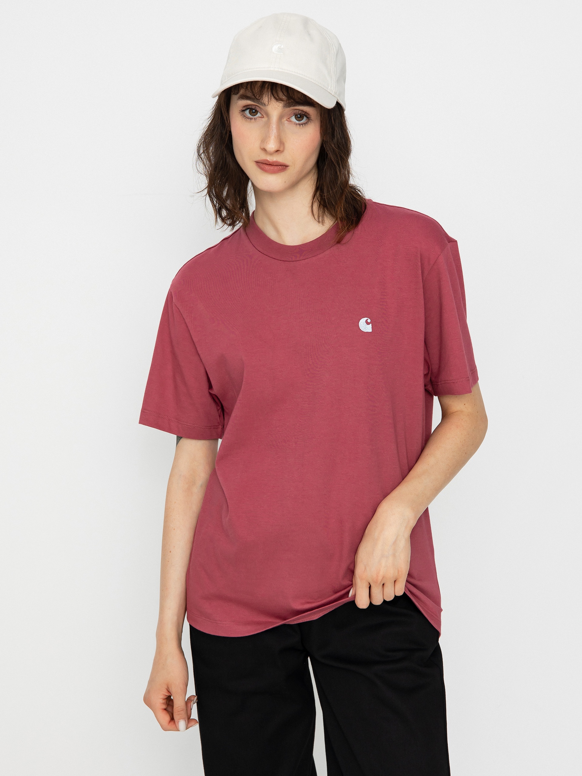 Tricou Carhartt WIP Casey Wmn (punch/silver)