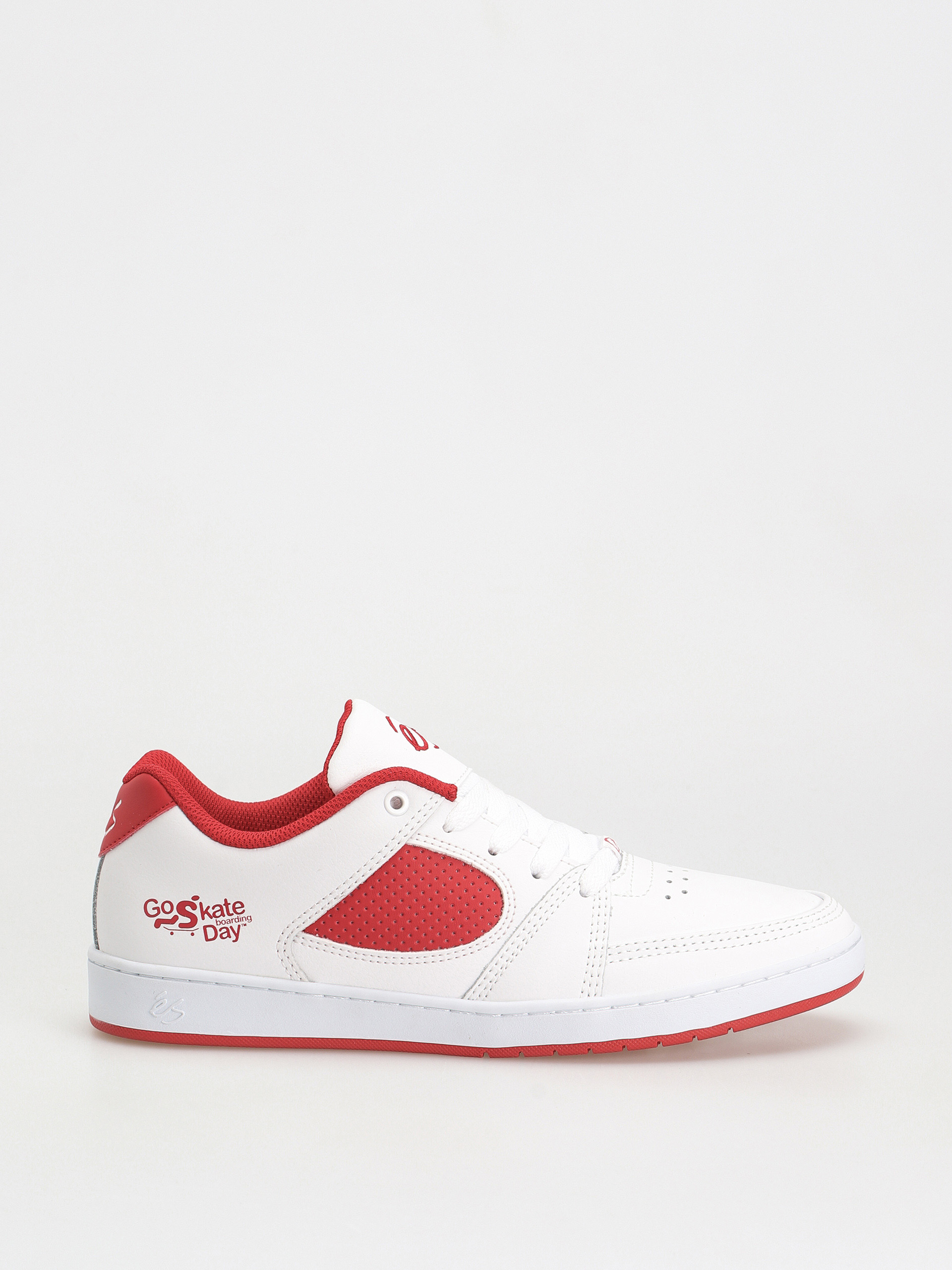 Pantofi eS Accel Slim X Go Skateboarding (white/red)