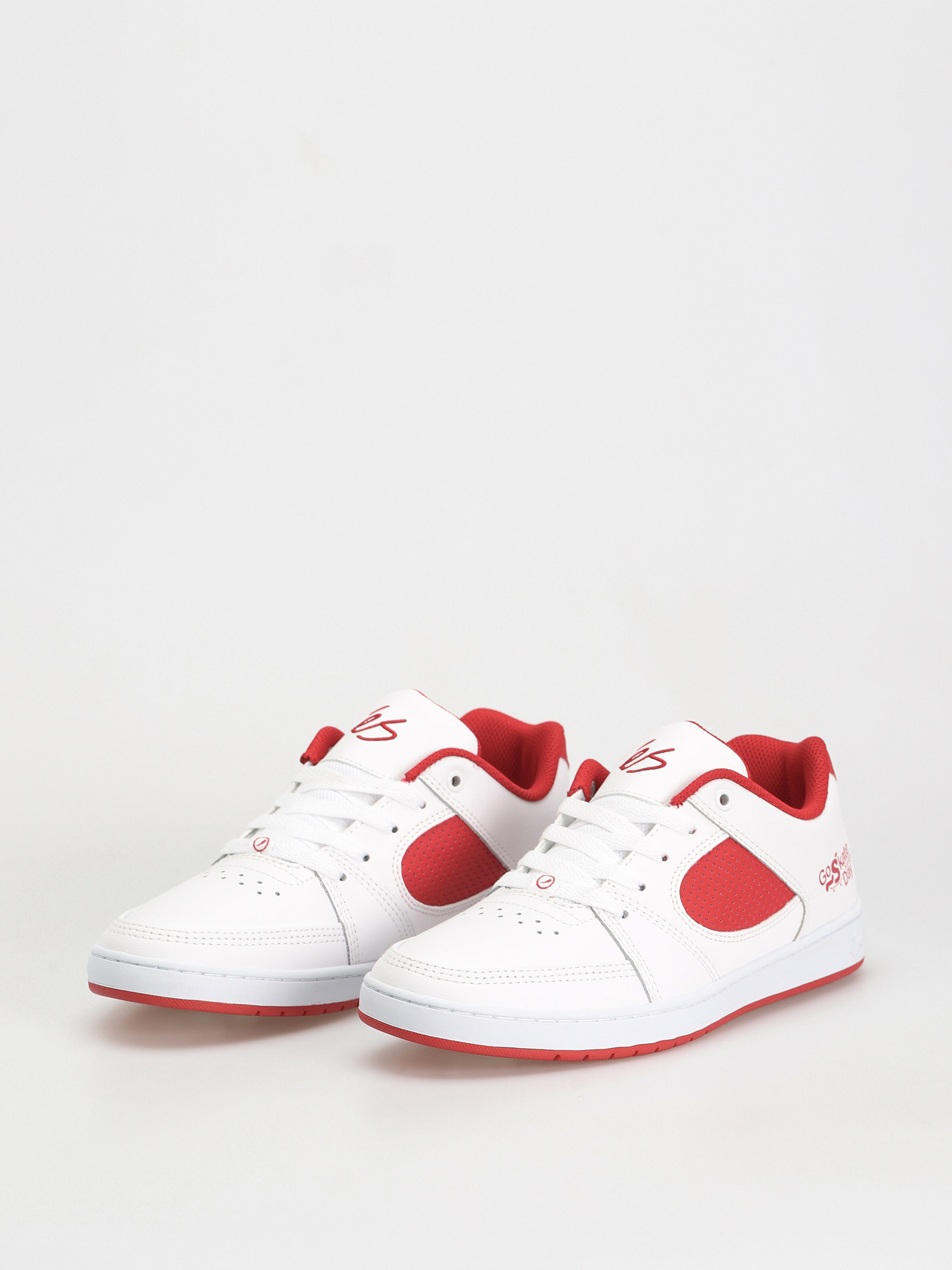 Pantofi eS Accel Slim X Go Skateboarding (white/red)