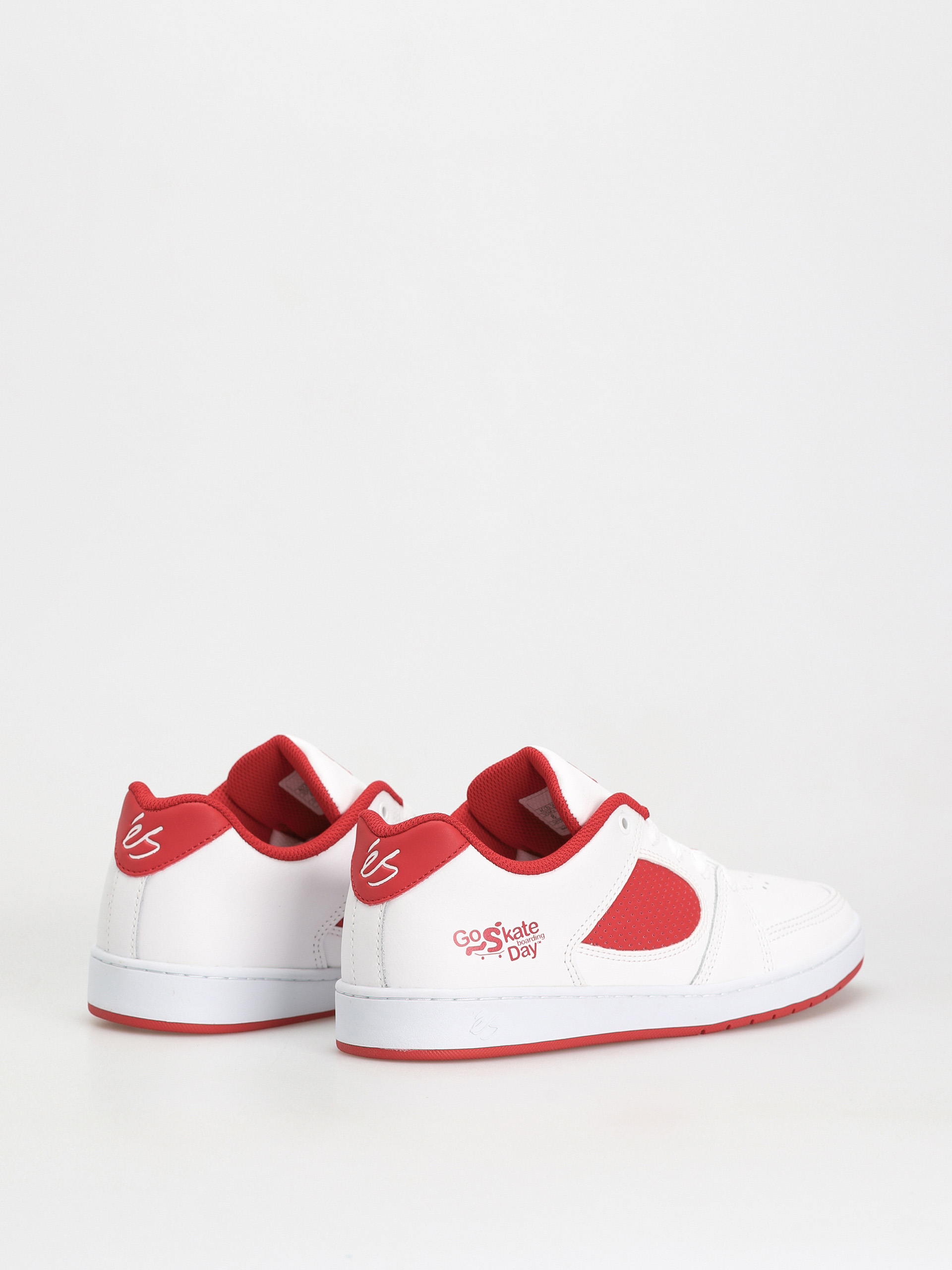 Pantofi eS Accel Slim X Go Skateboarding (white/red)