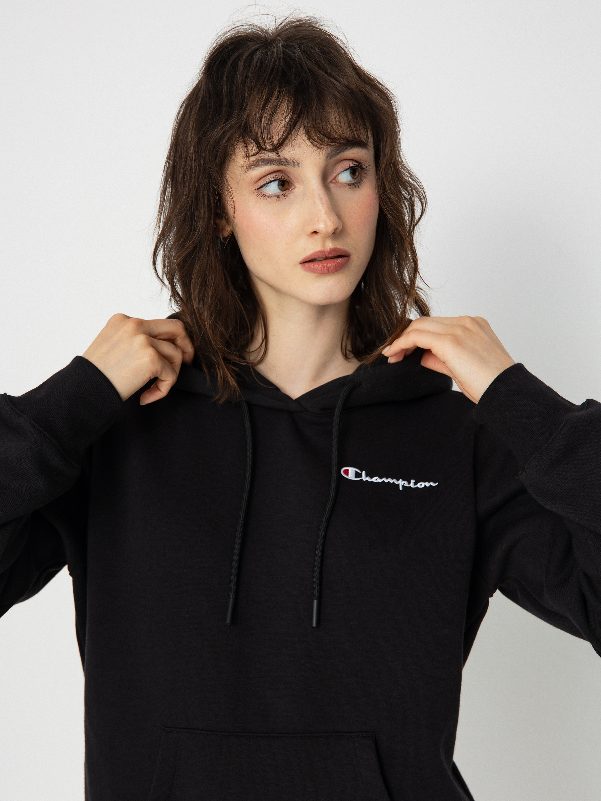 Hanorac cu glugă Champion Legacy Hooded Sweatshirt 116580 Wmn (nbk)