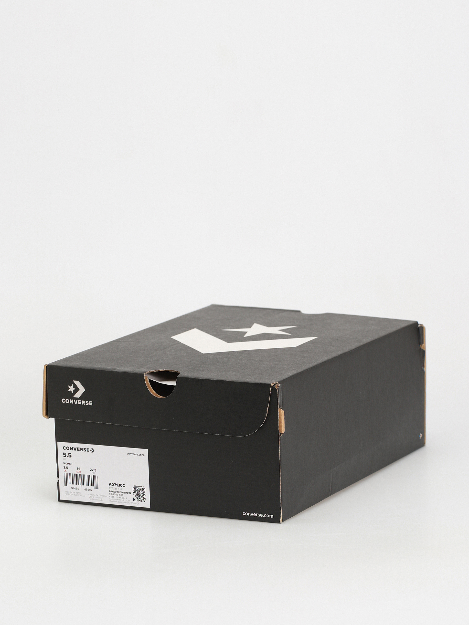 Teniși Converse Chuck Taylor All Star Lift Hi Wmn (phantom violet/egret/silver)