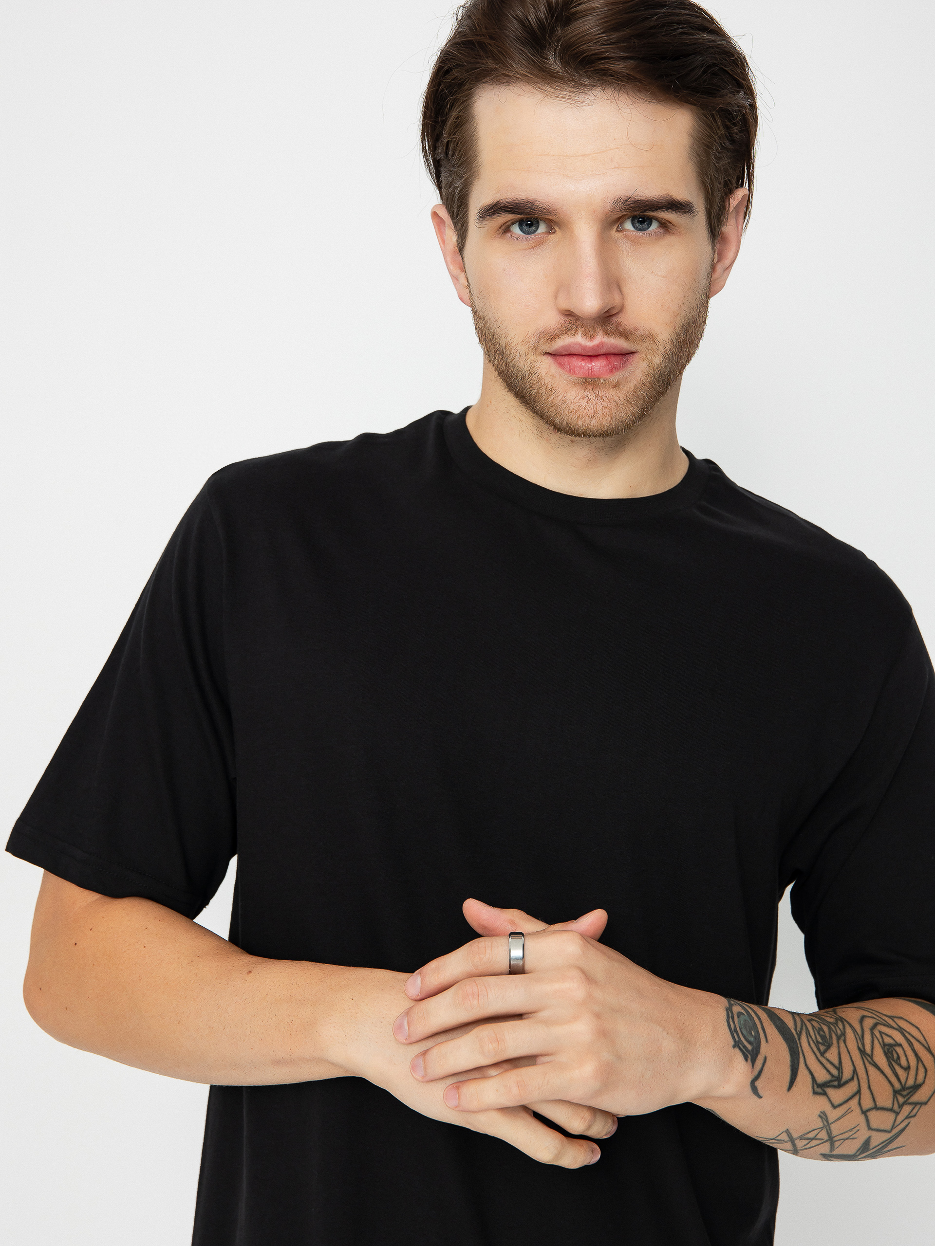 Tricou Carhartt WIP Standard Crew Neck 2-pack (black black)