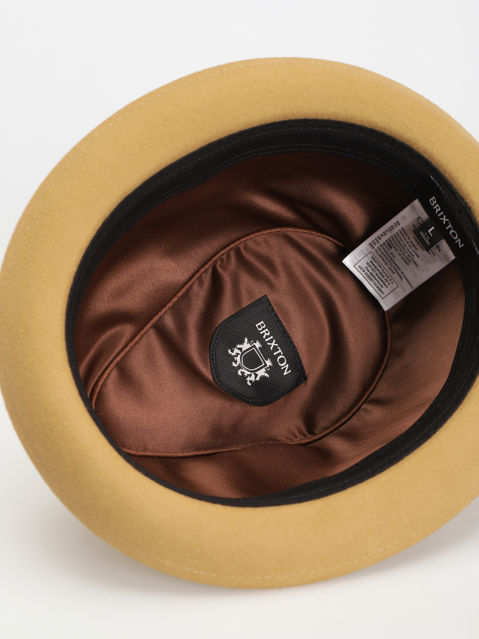 Pălărie Brixton Gain Fedora (antelope)