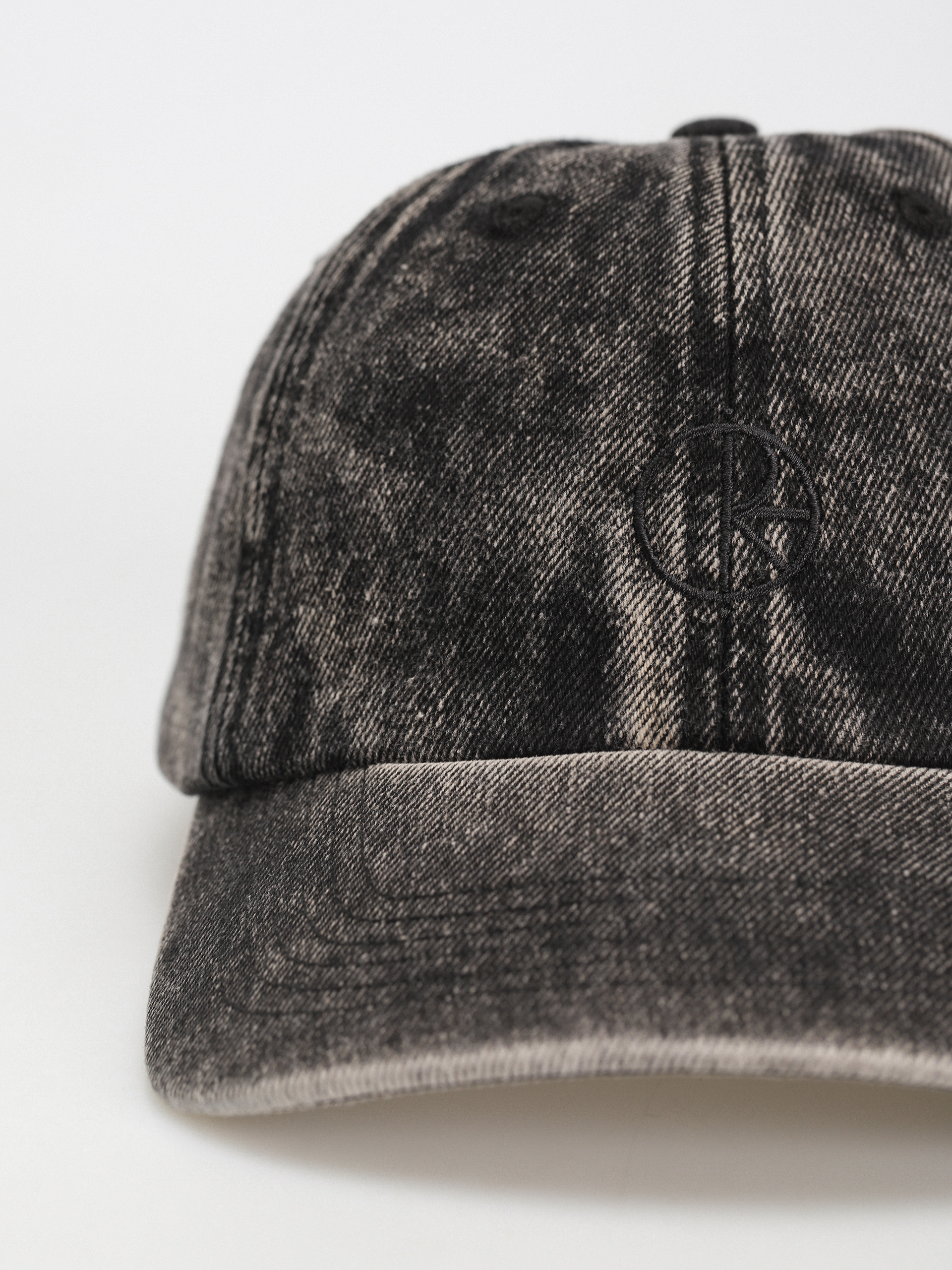 Șapcă Polar Skate Stroke Logo Denim (dark acid black)