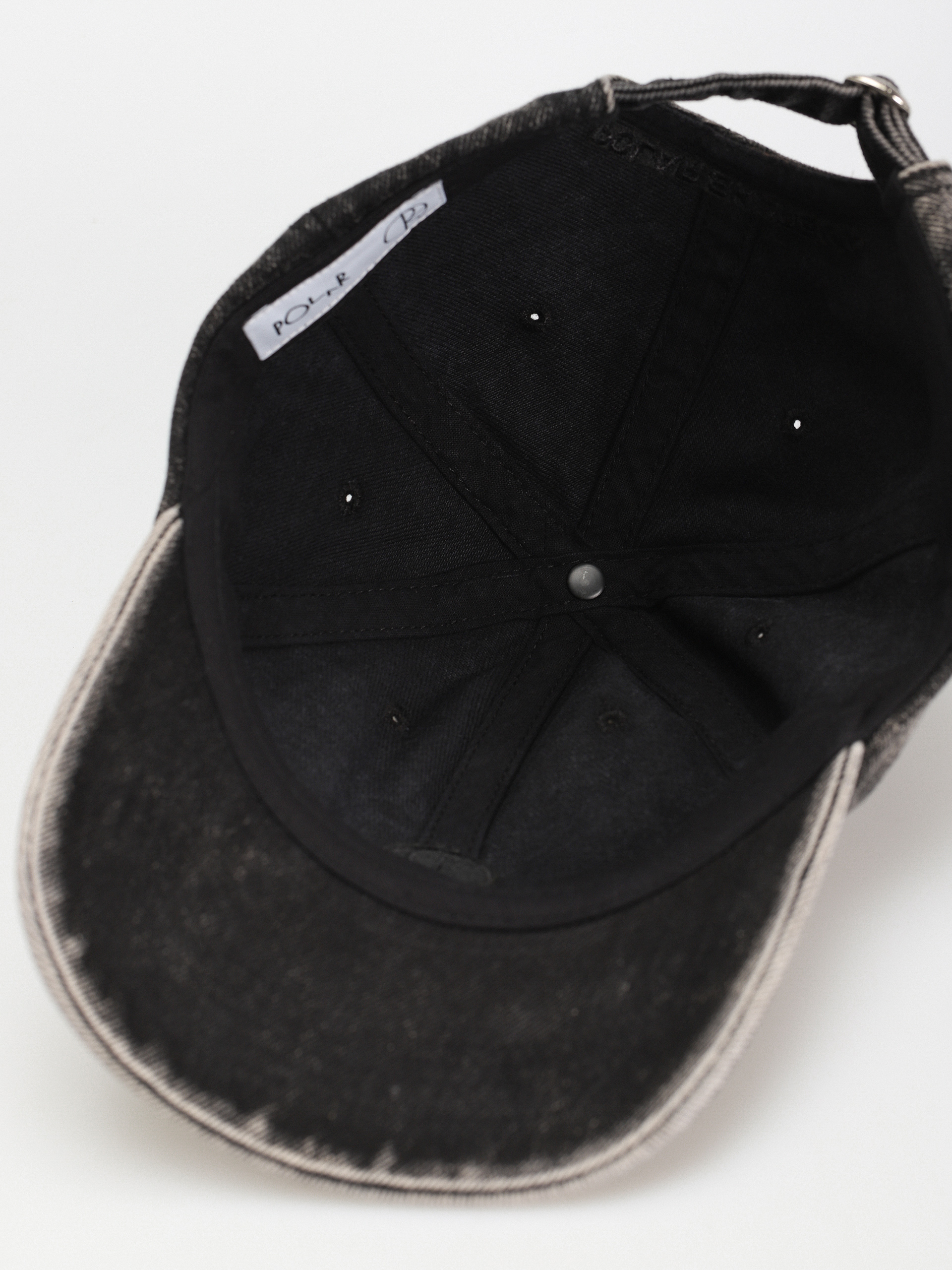 Șapcă Polar Skate Stroke Logo Denim (dark acid black)