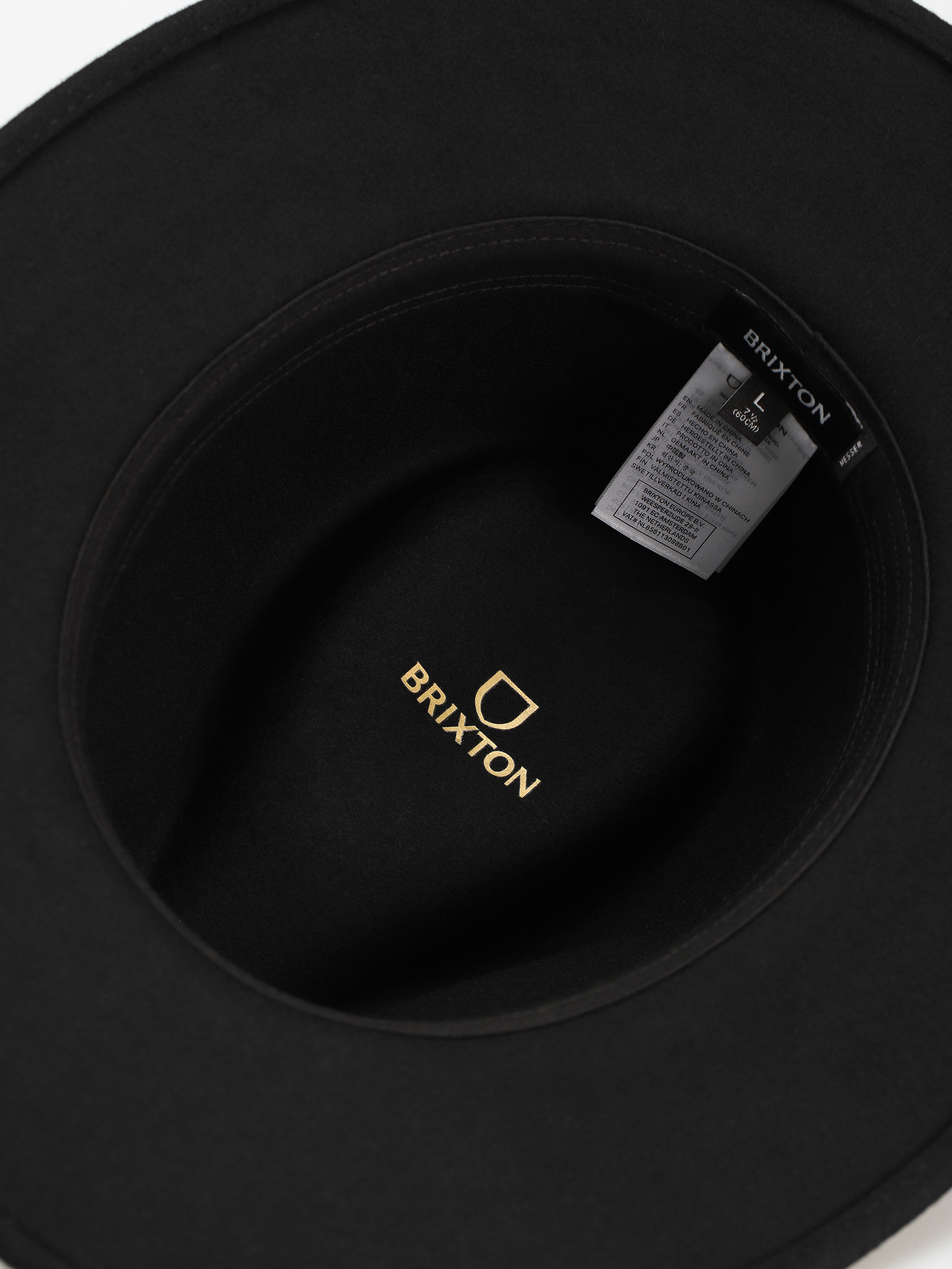 Pălărie Brixton Messer Western Fedora (black/multi)