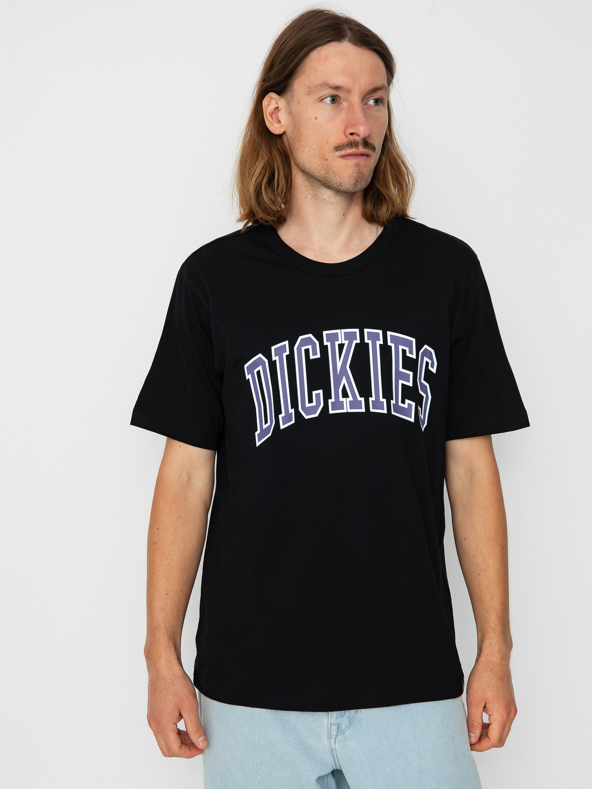 Tricou Dickies Aitkin (black/imperial)