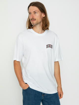 Tricou Dickies Aitkin Chest (white/fired)