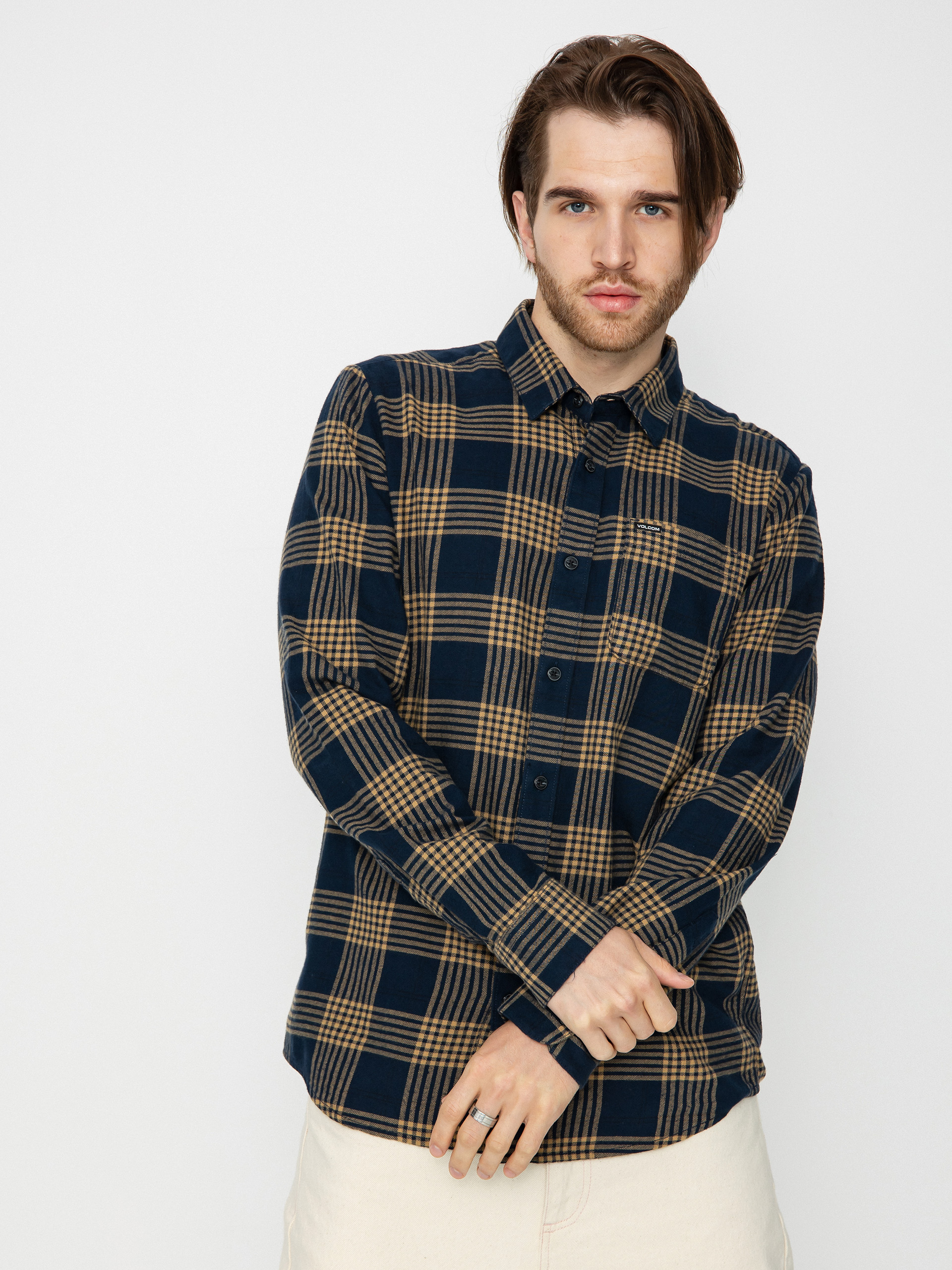 Cămașă Volcom Caden Plaid Ls (navy)