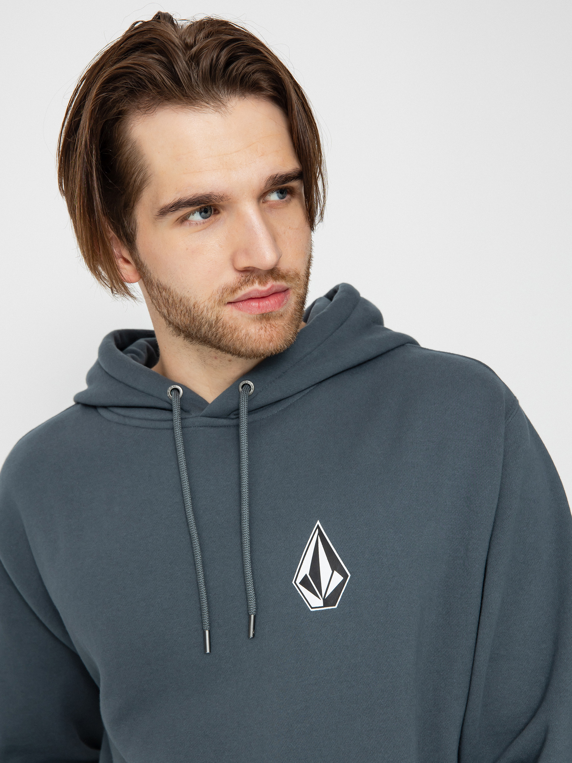 Hanorac cu glugă Volcom Iconic Stone HD (dark slate)