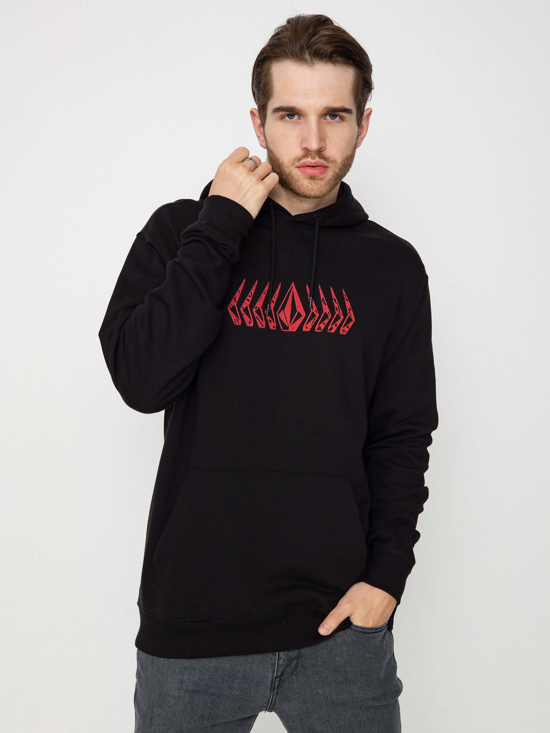 Hanorac cu glugă Volcom Watanite HD (black)