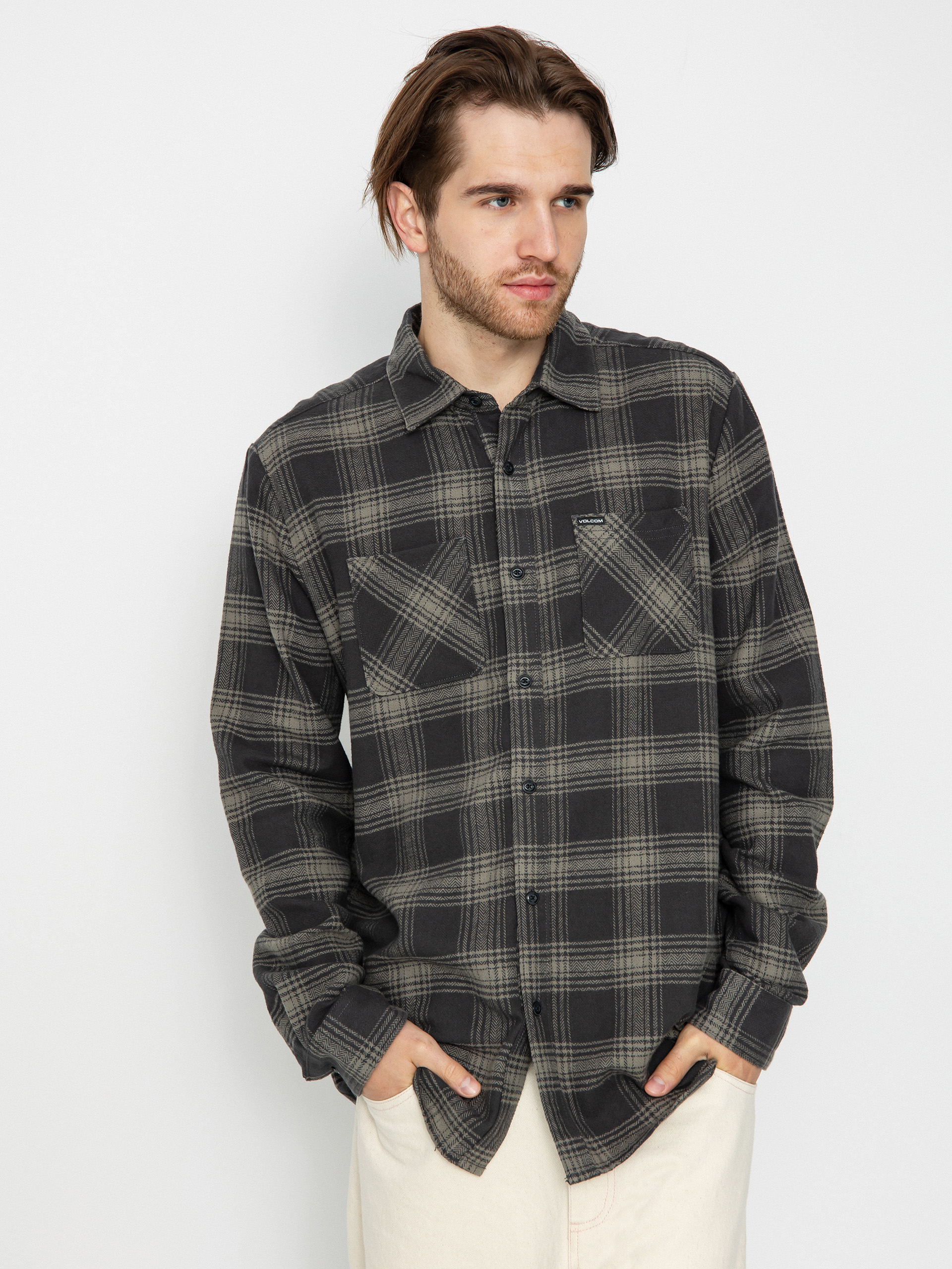 Cămașă Volcom Tone Stone Ls (stealth)
