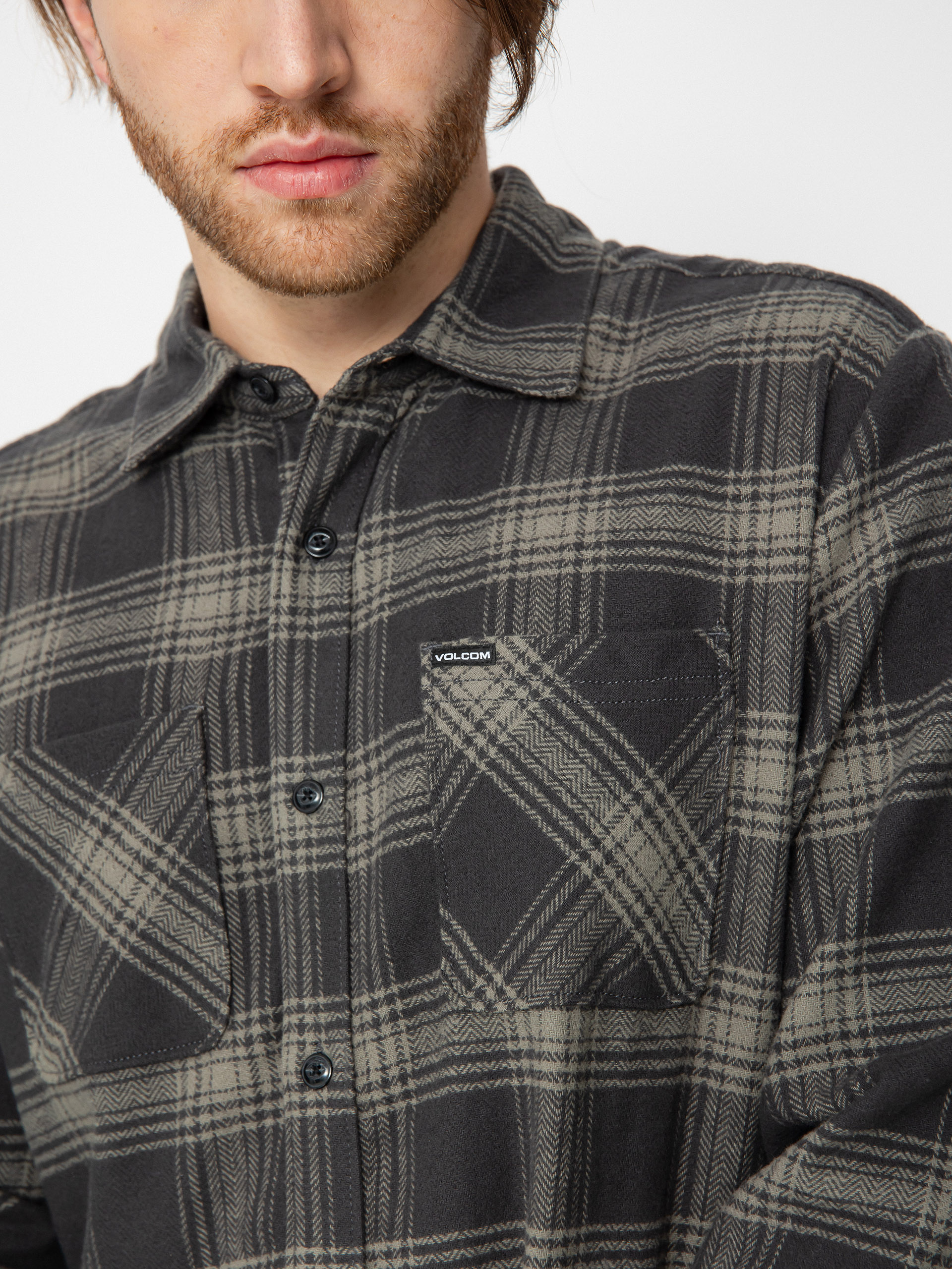 Cămașă Volcom Tone Stone Ls (stealth)