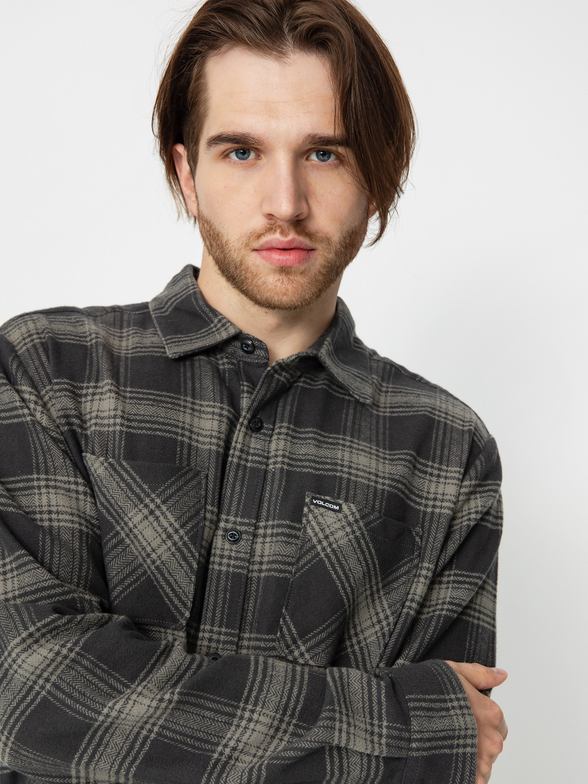 Cămașă Volcom Tone Stone Ls (stealth)