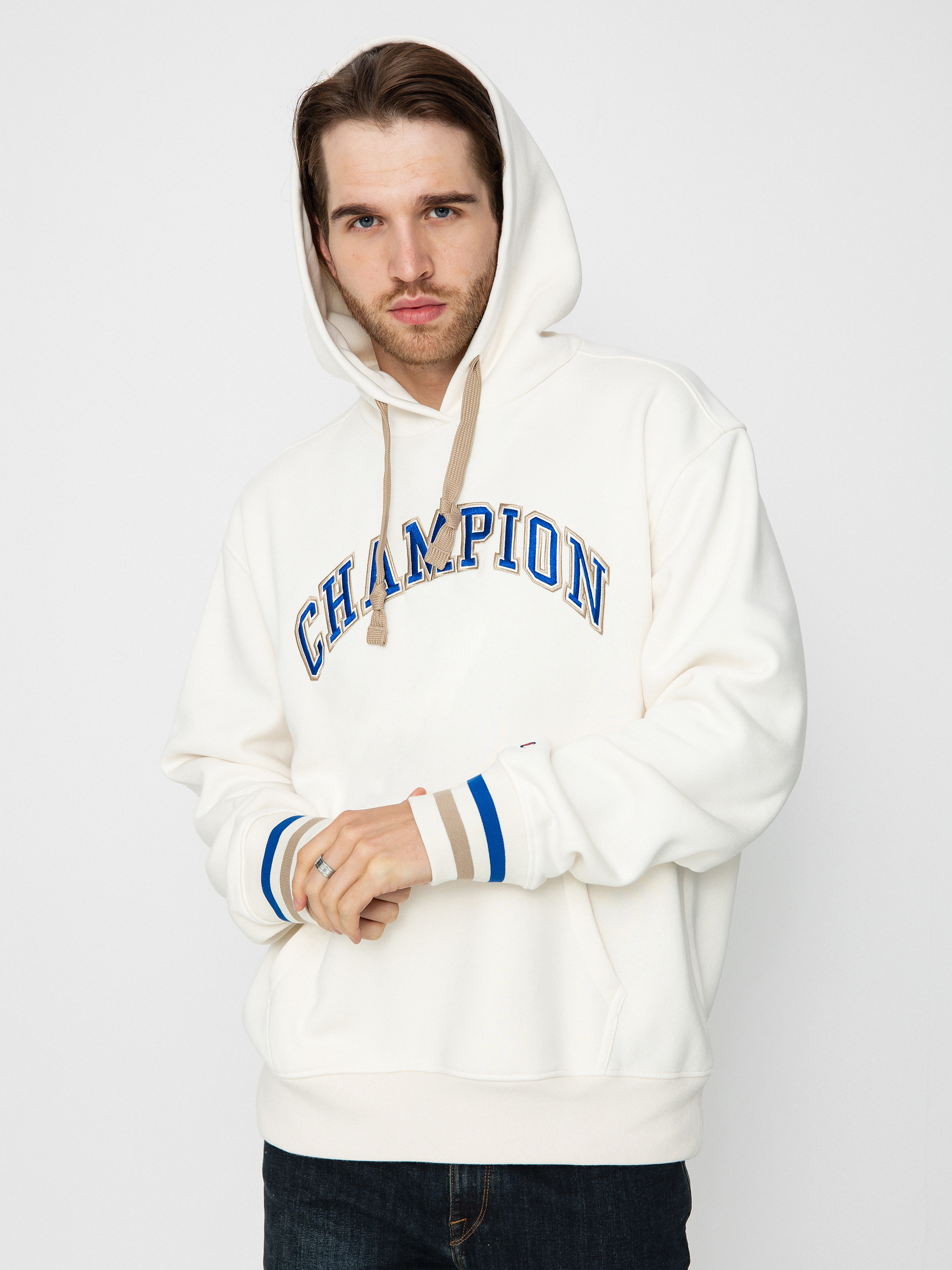 Hanorac cu glugă Champion Hooded Sweatshirt 219174 HD (wsw)