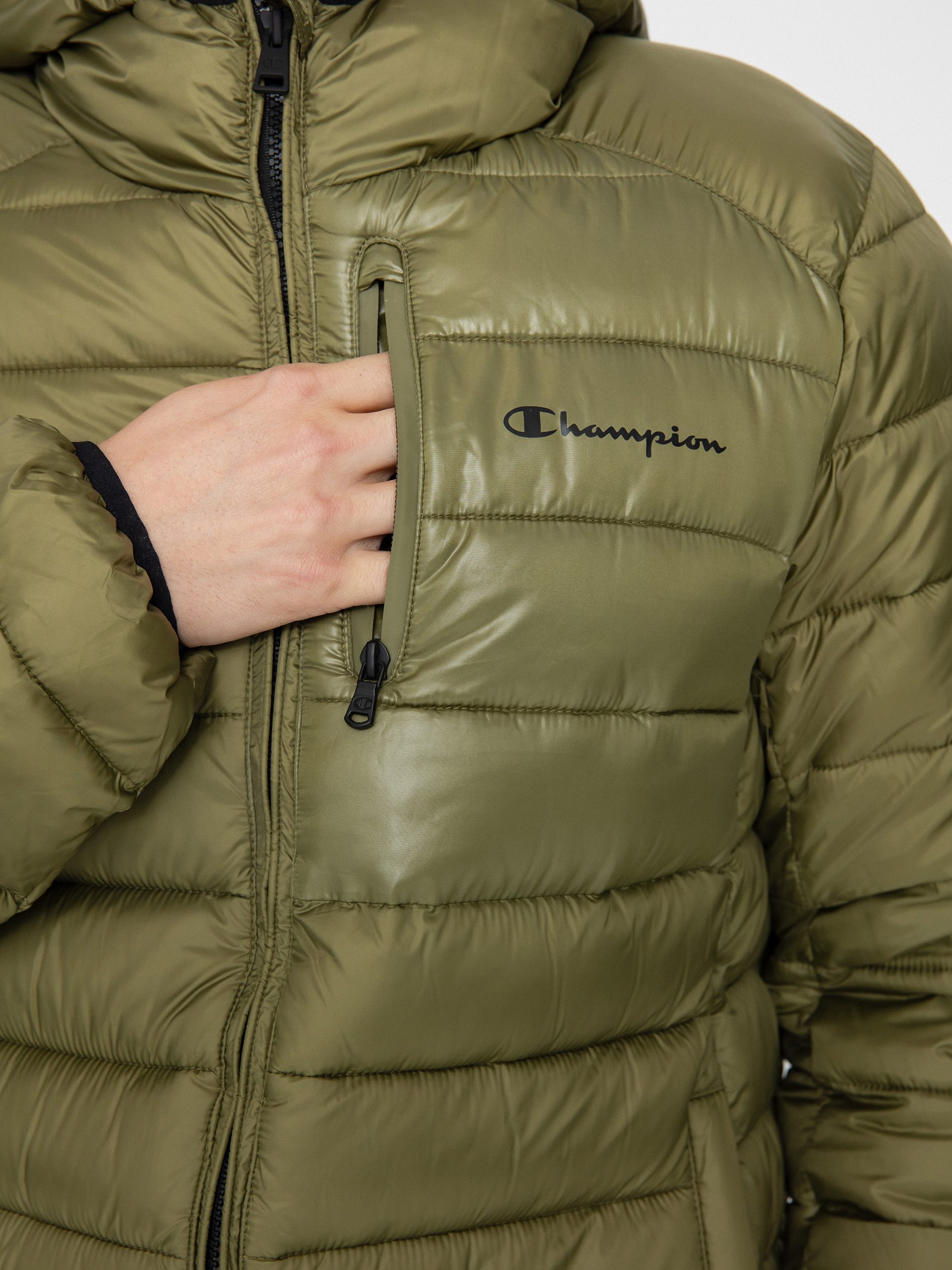 Geacă Champion Legacy Hooded Jacket 219184 (cpo/nbk)