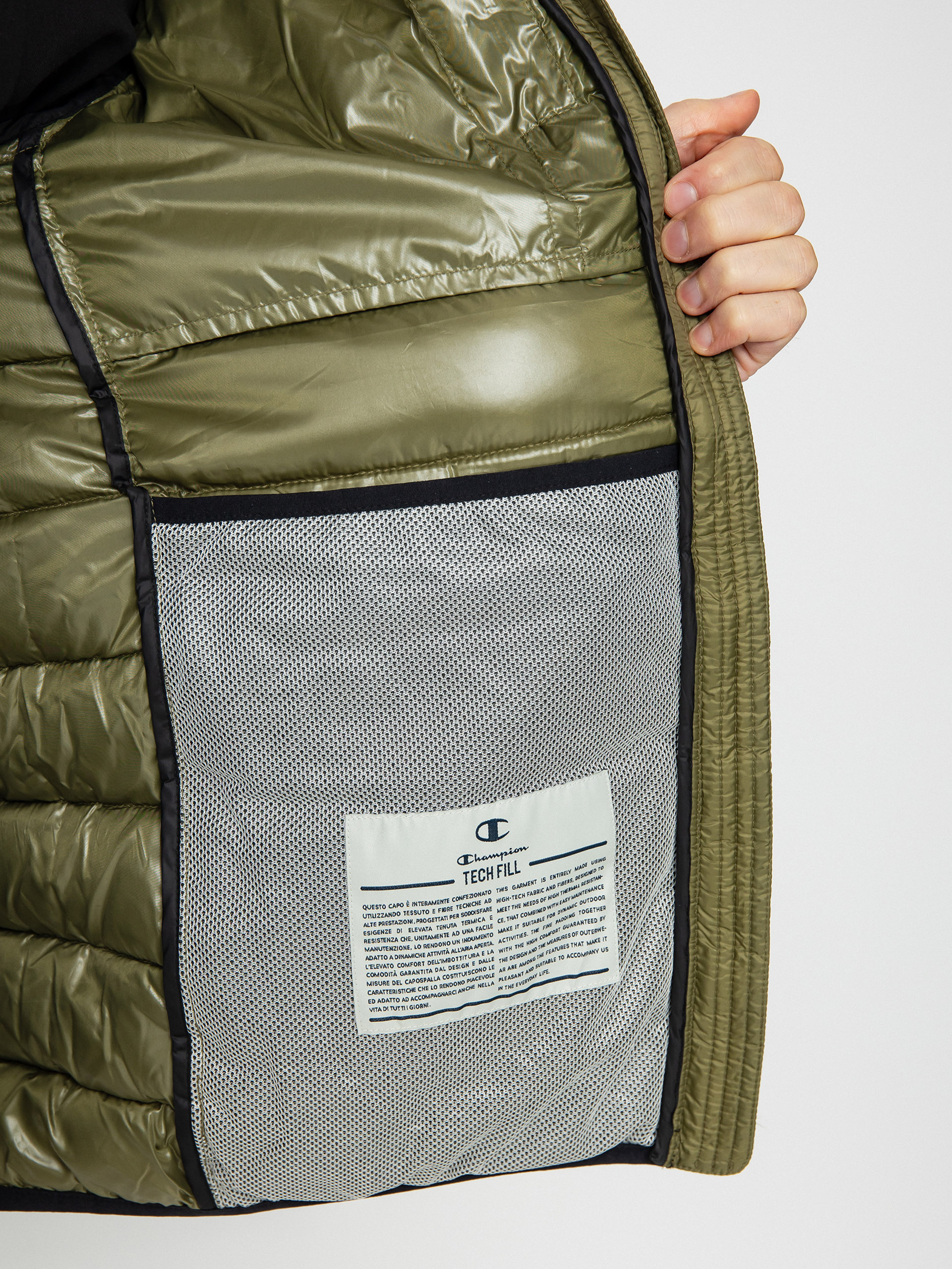 Geacă Champion Legacy Hooded Jacket 219184 (cpo/nbk)