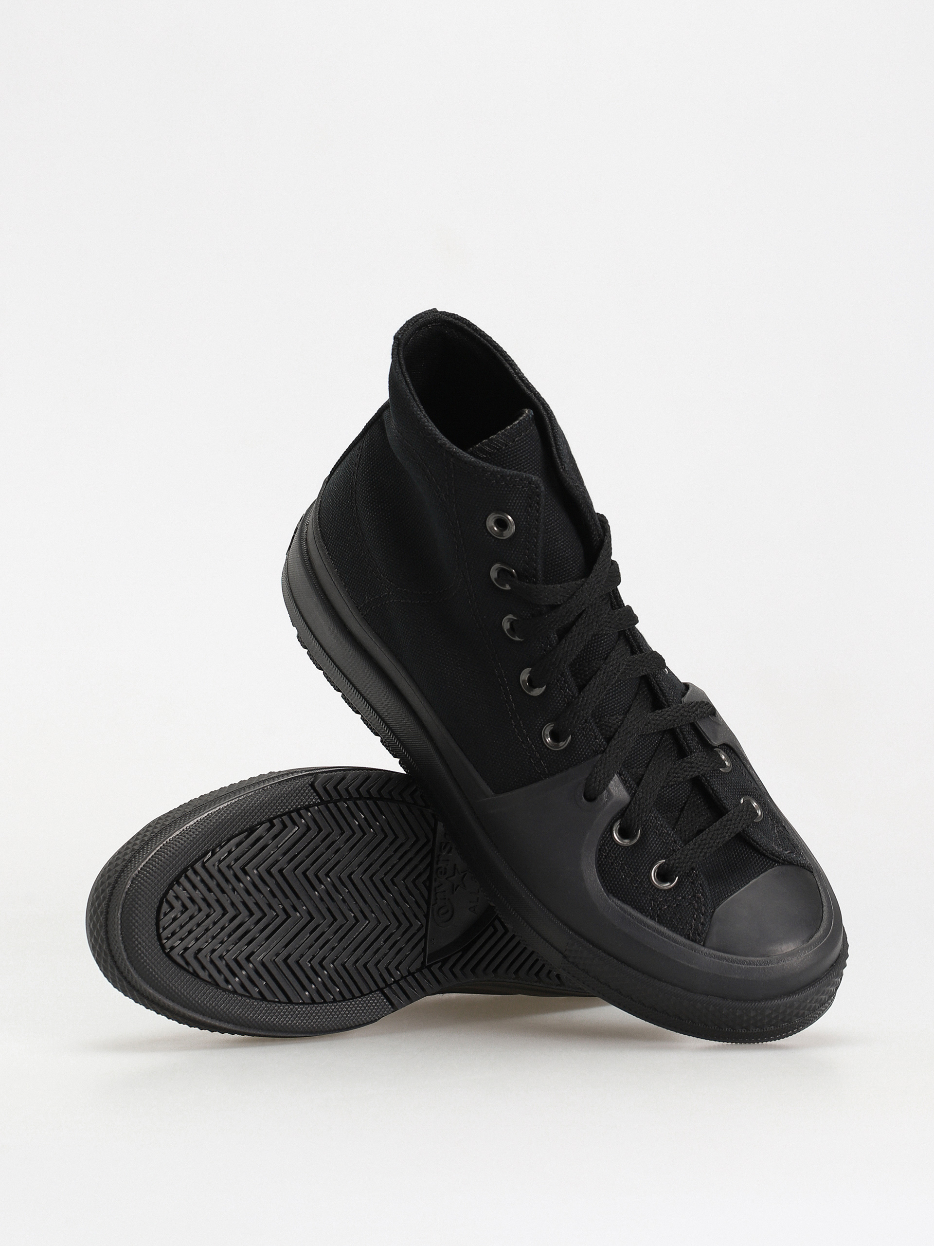Teniși Converse Chuck Taylor All Star Construct Hi (black/black/black)