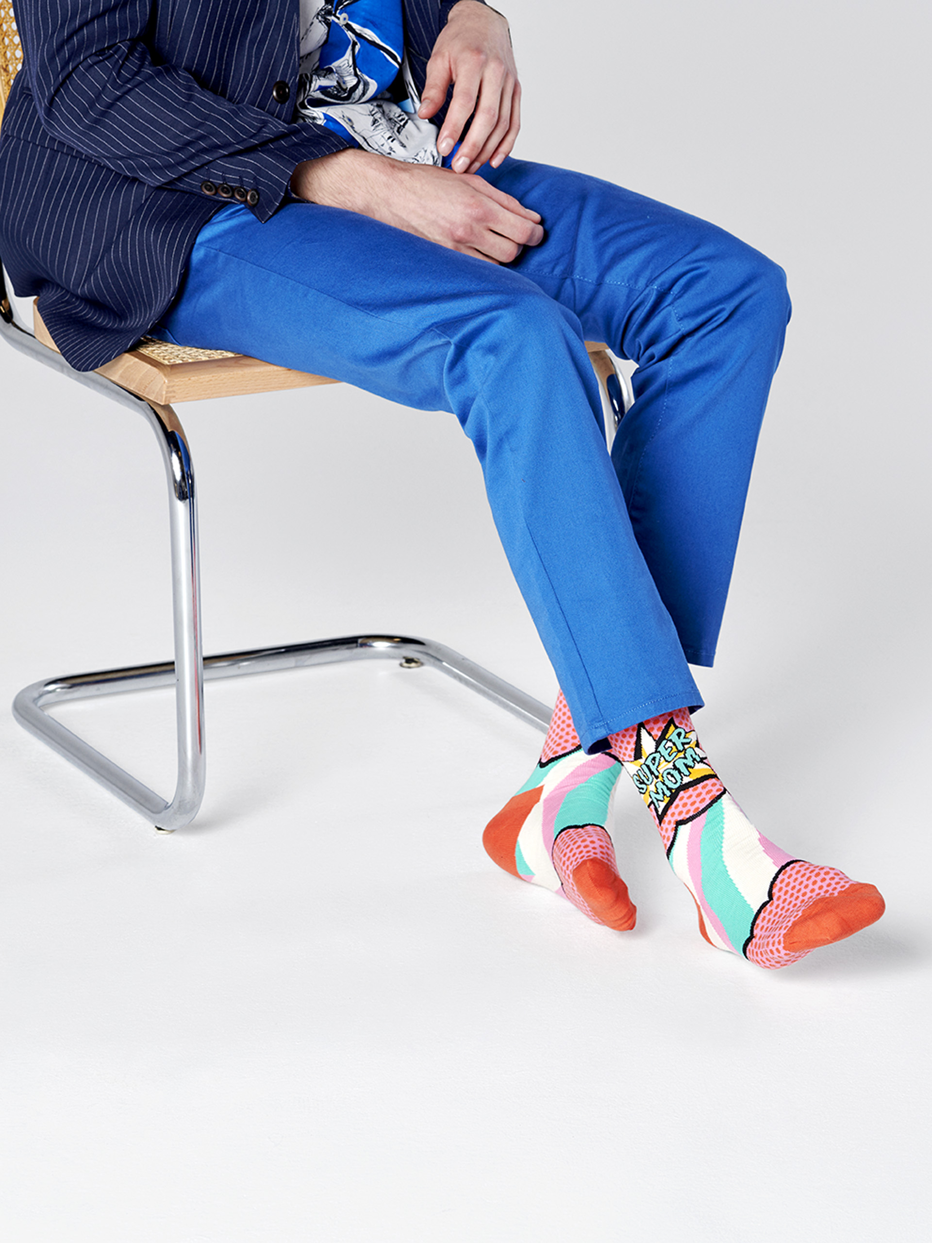 Șosete Happy Socks Super Mom (pink)