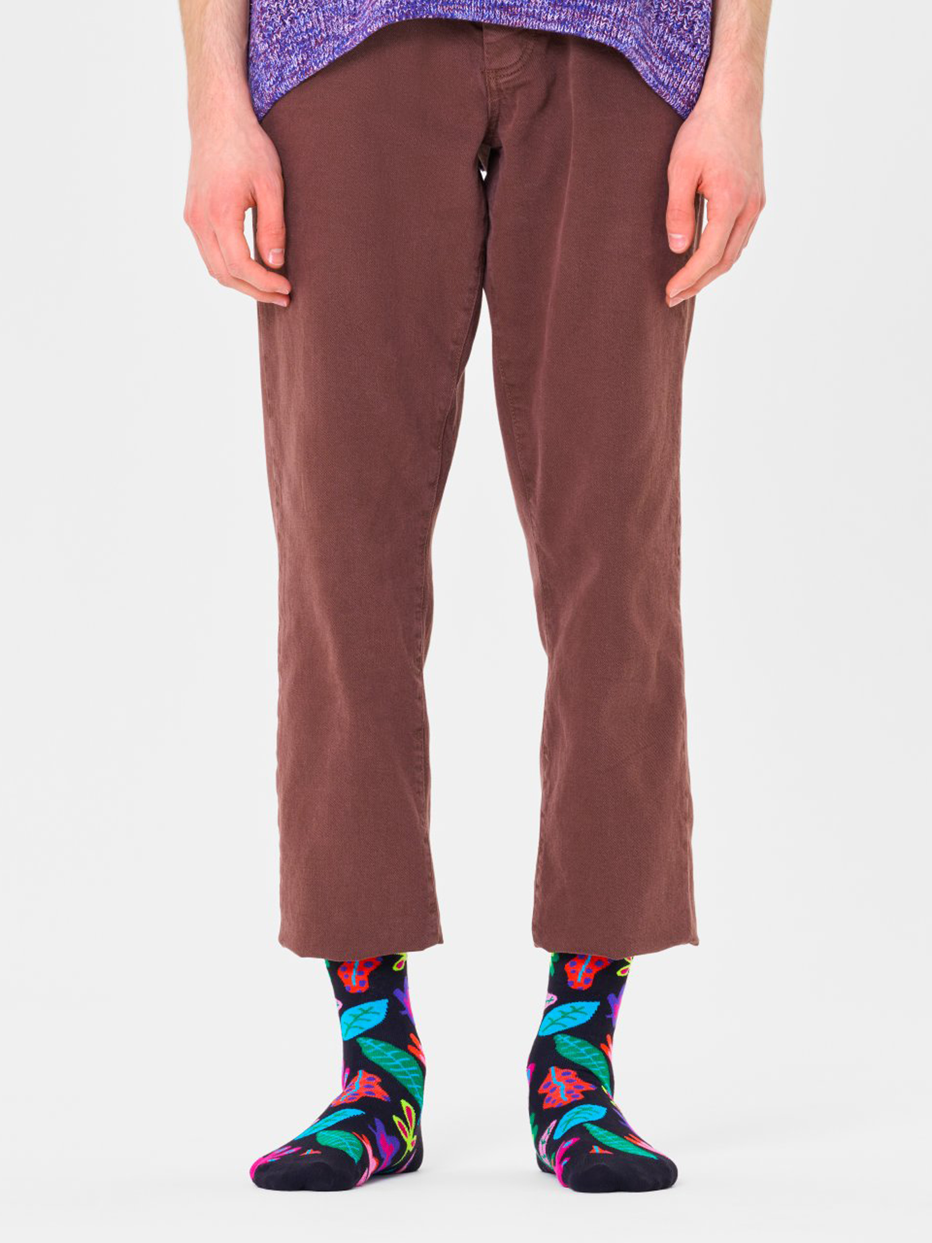 Șosete Happy Socks Leaves (black)