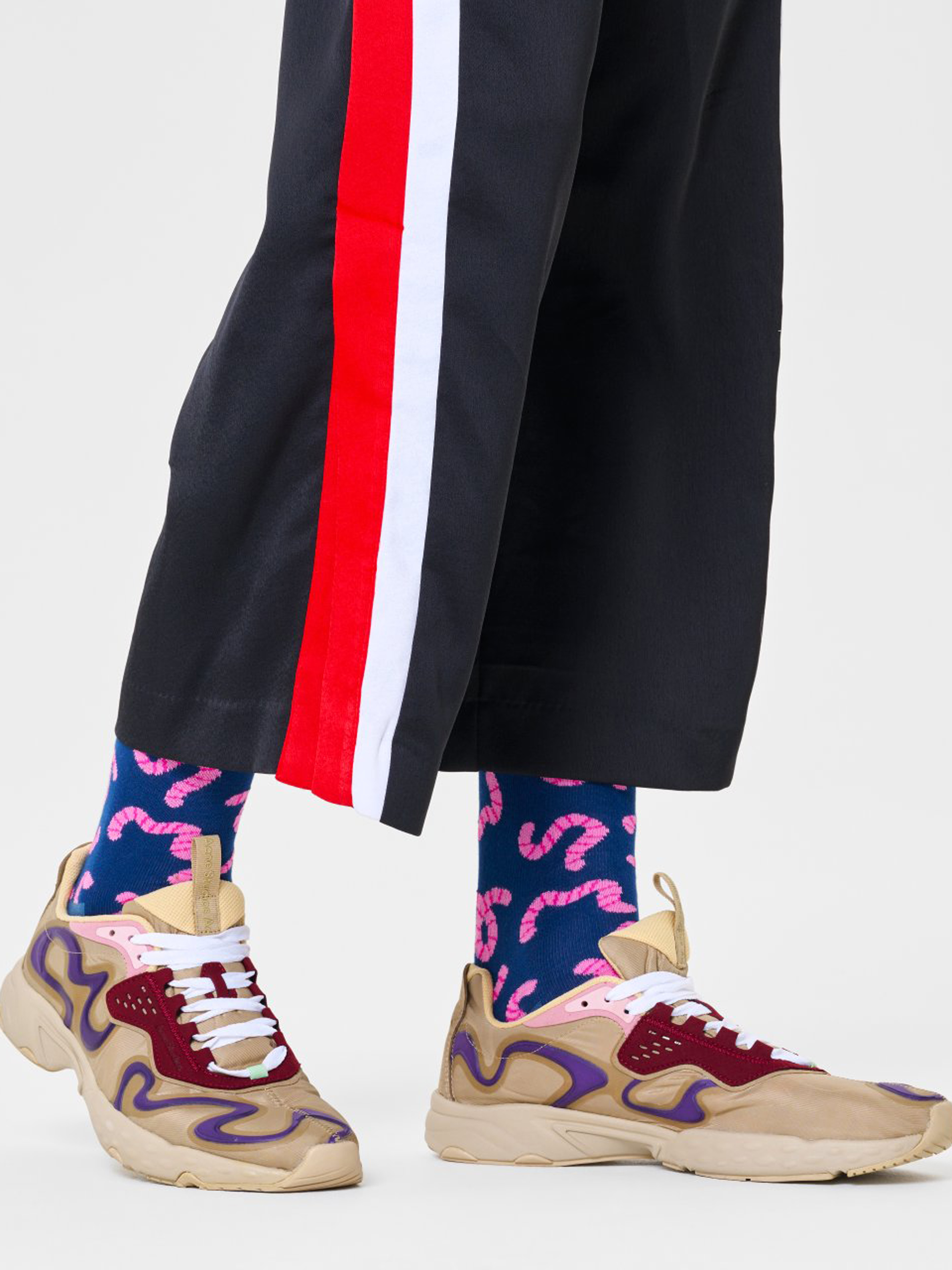 Șosete Happy Socks Worm (navy)