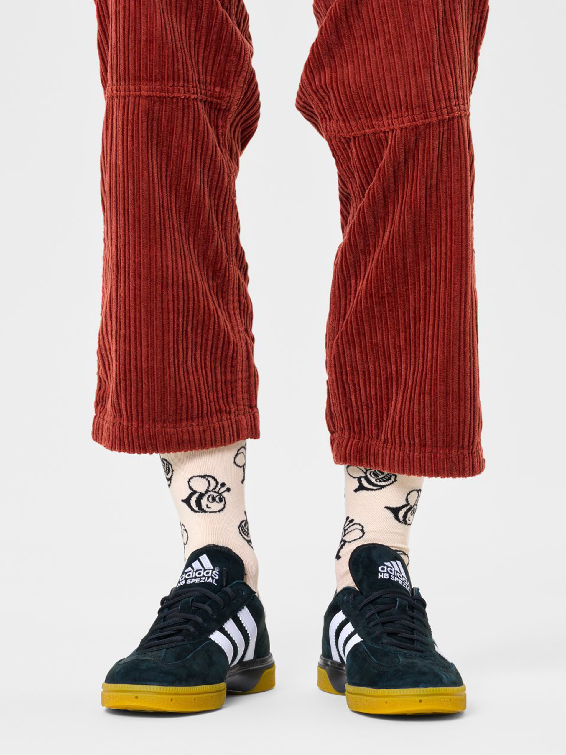 Șosete Happy Socks Bee (off white)