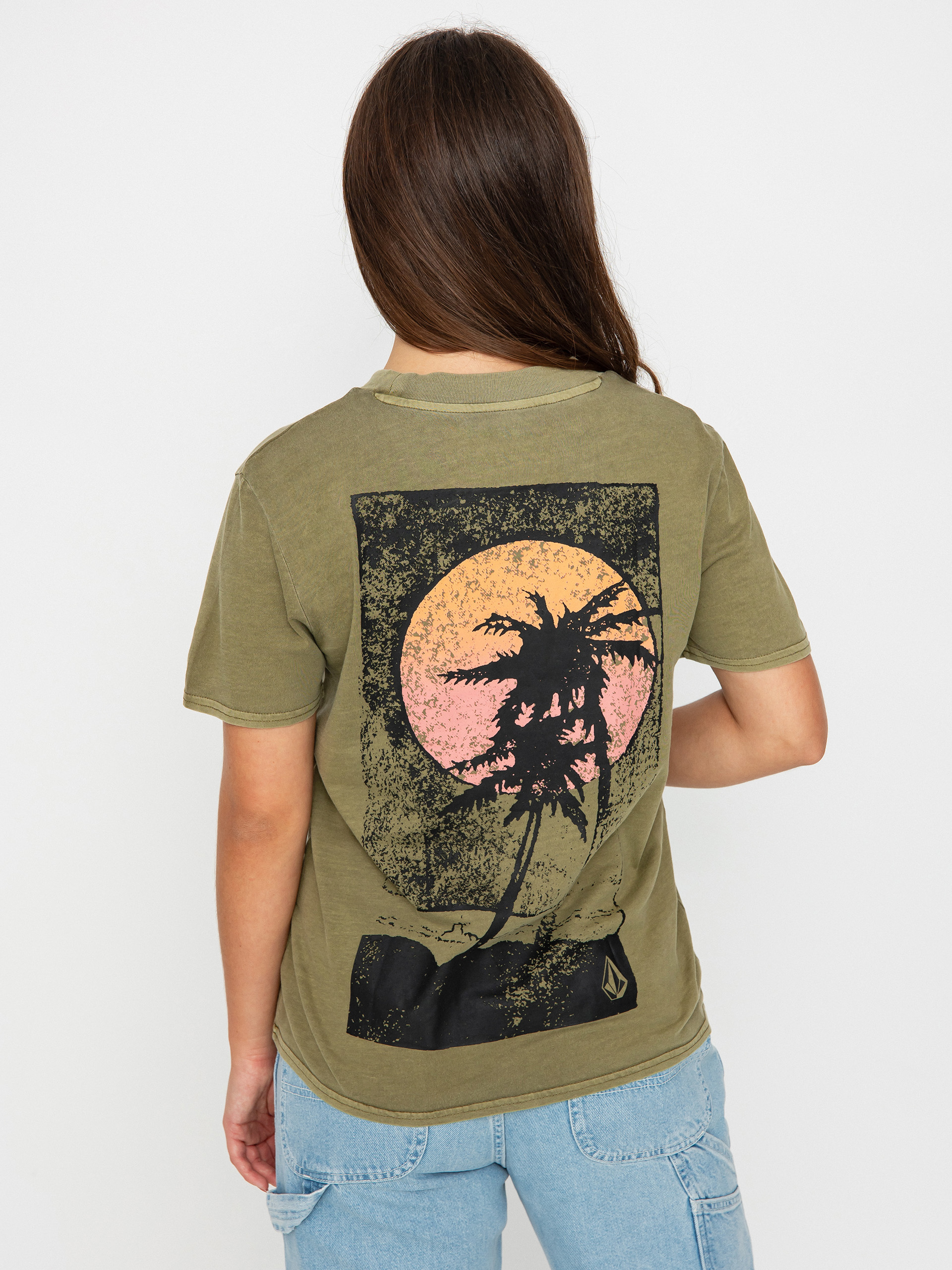 Tricou Volcom Lock It Up Wmn (moss)