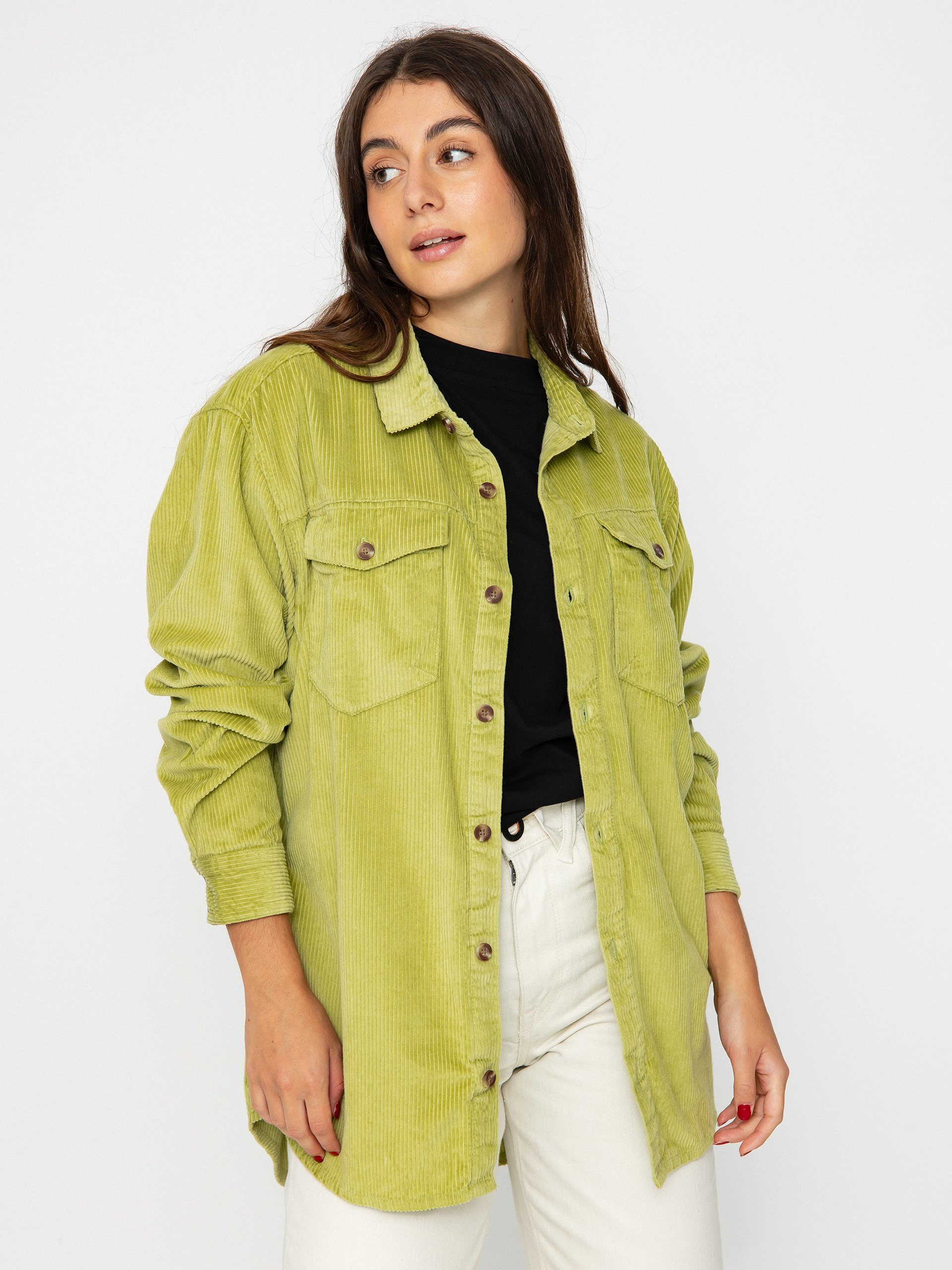 Cămașă Roxy Let It Go Cord Wmn (fern)