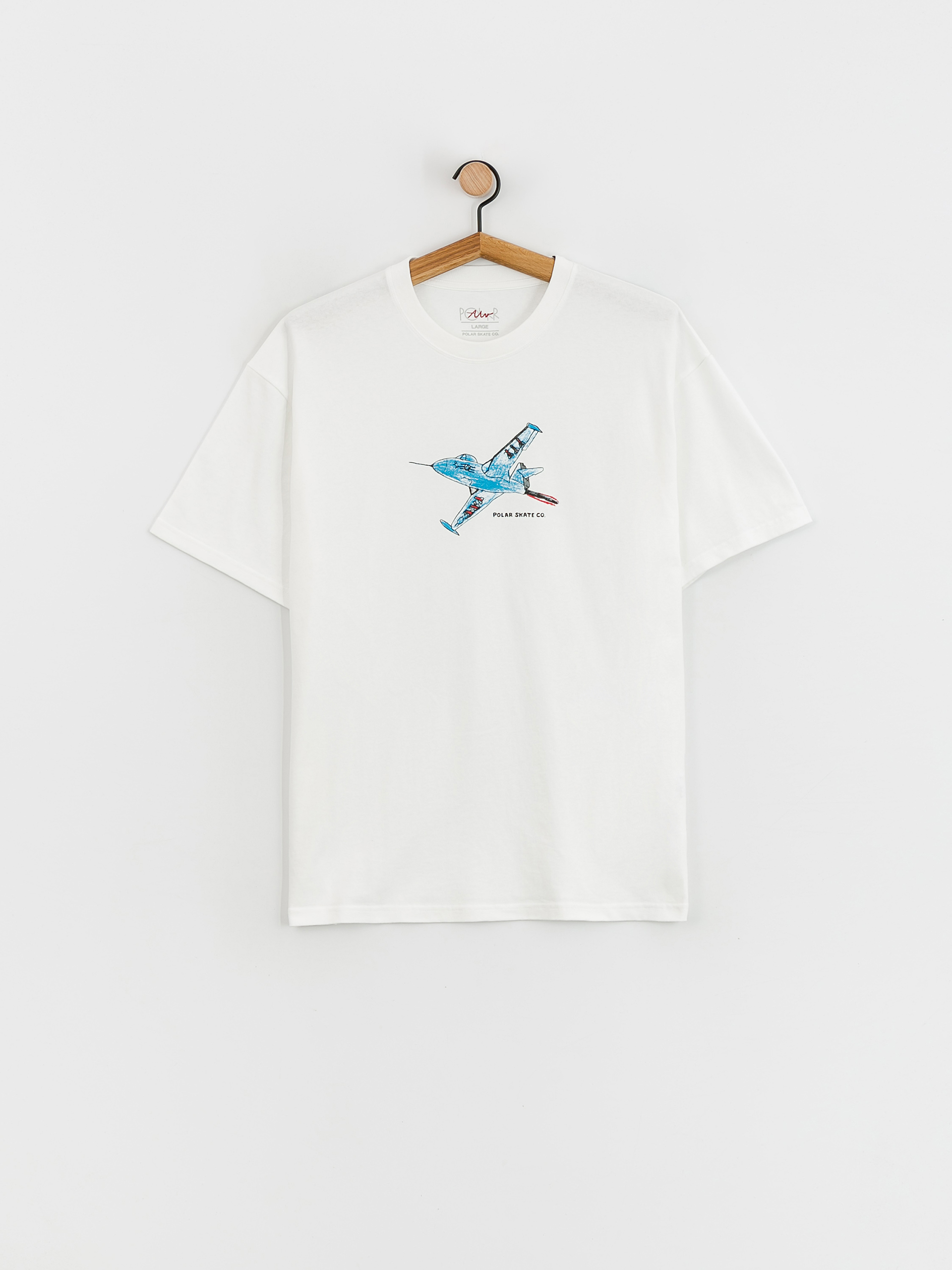 Tricou Polar Skate Panter Jet (white)