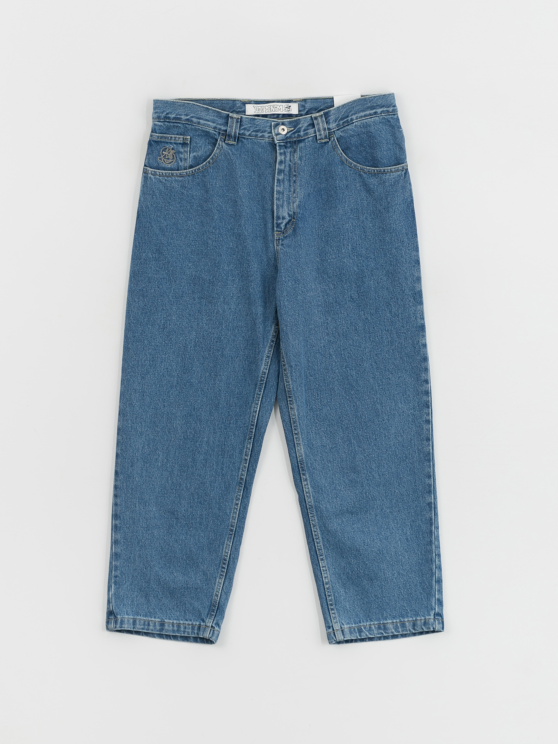 Pantaloni Polar Skate 93! Denim (mid blue)