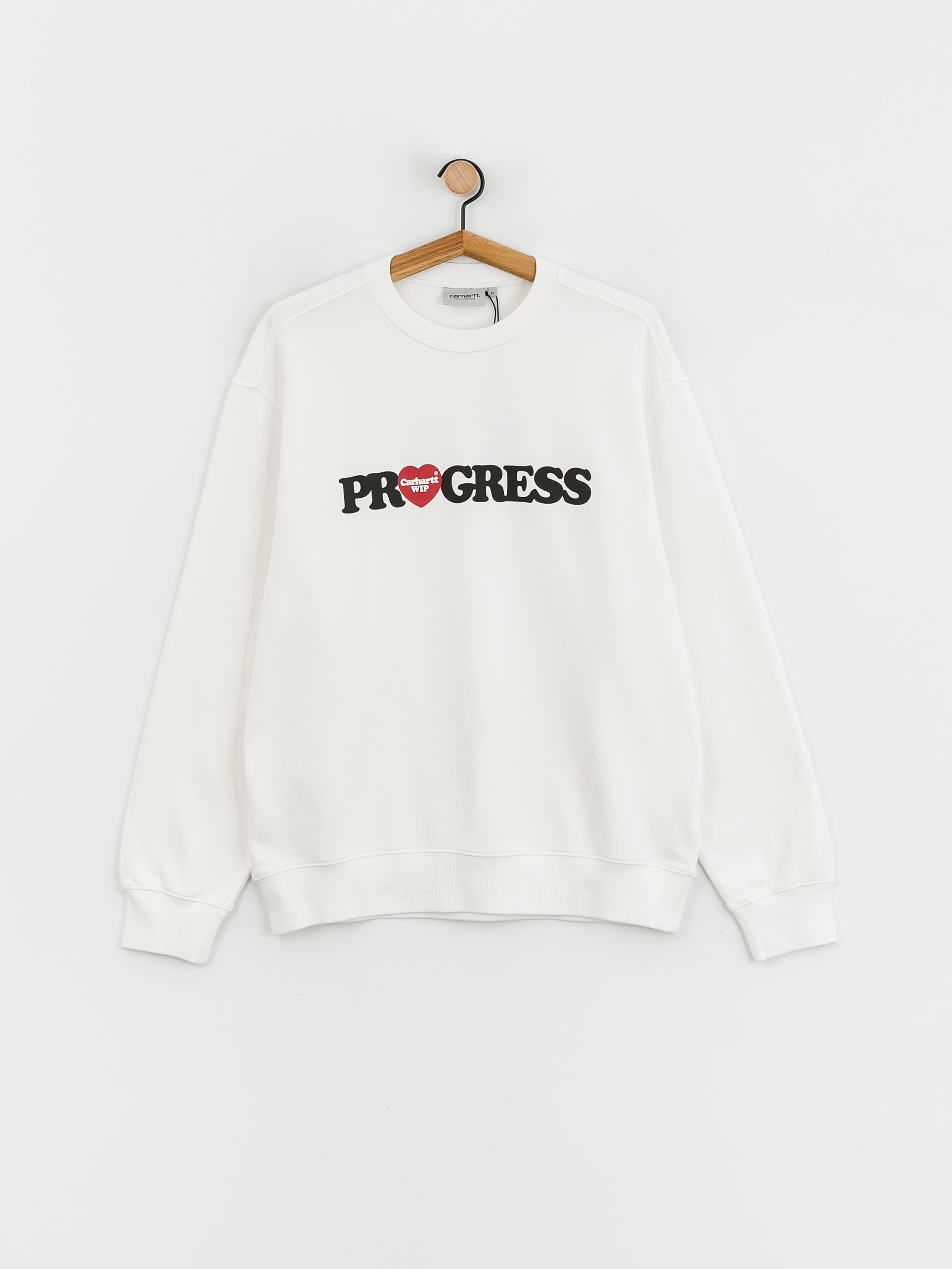 Hanorac Carhartt WIP I Heart Progress (white)