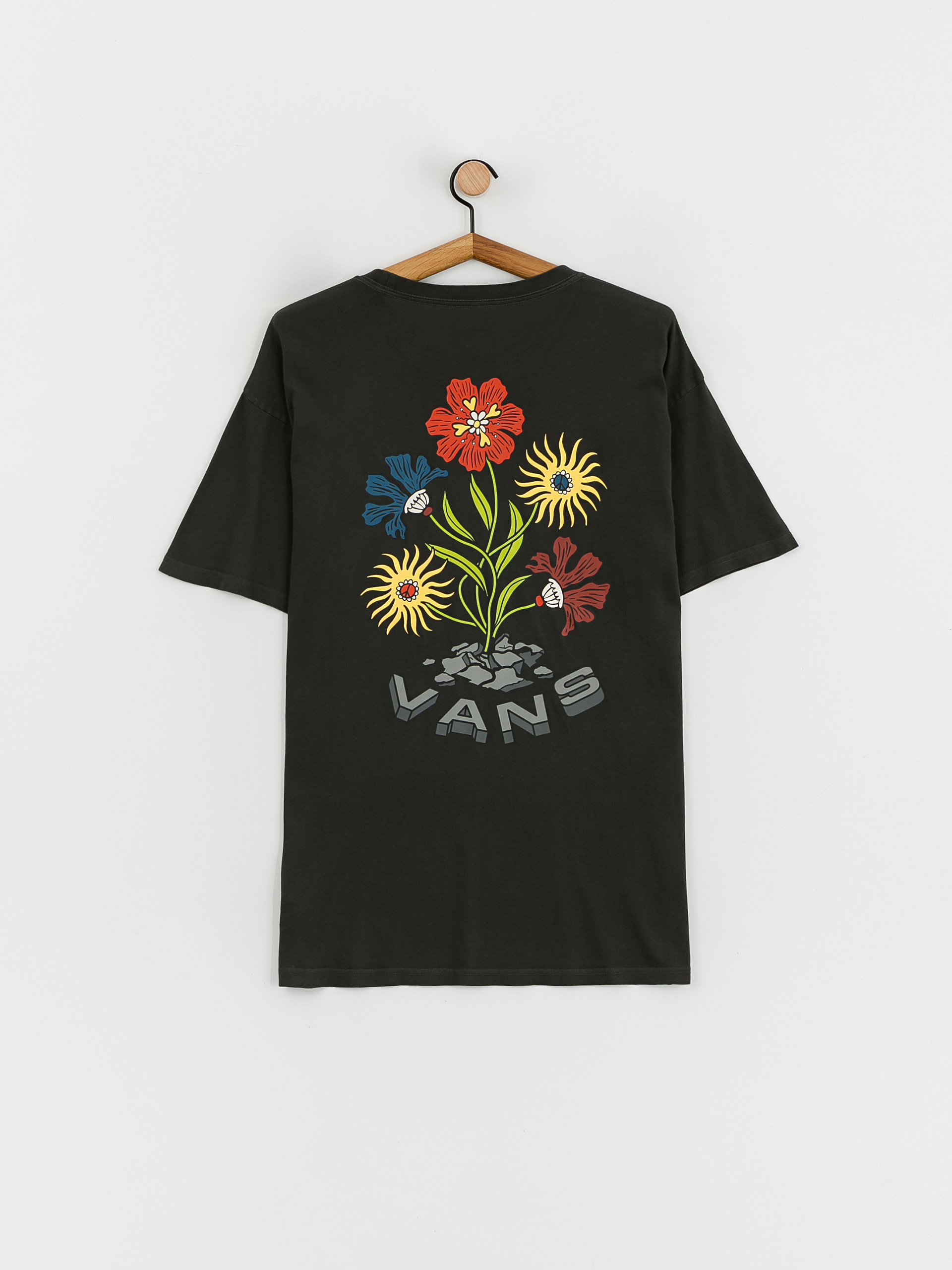 Tricou Vans Concrete Floral Vintage (black)