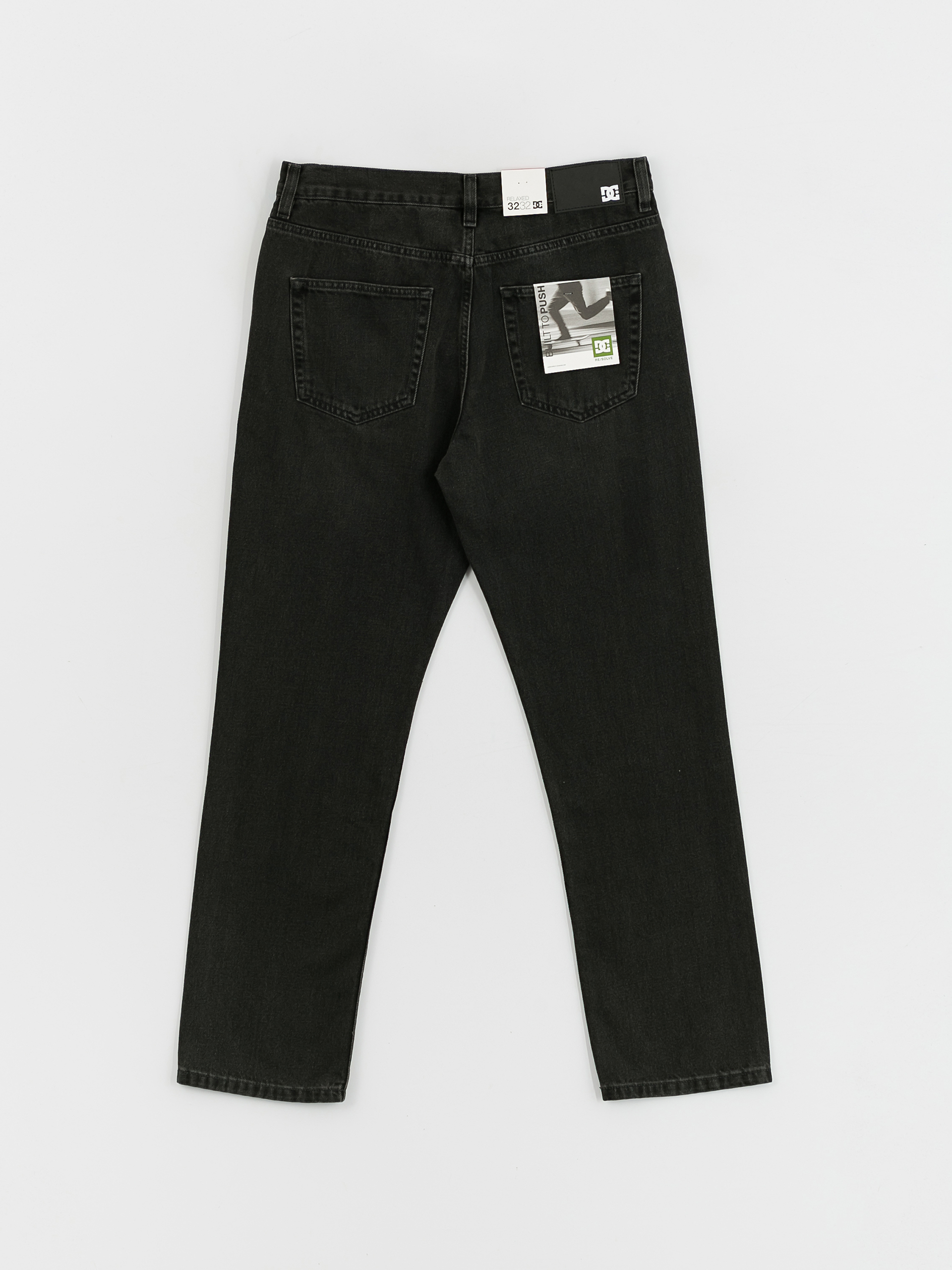 Pantaloni DC Worker Relaxed (black denim)