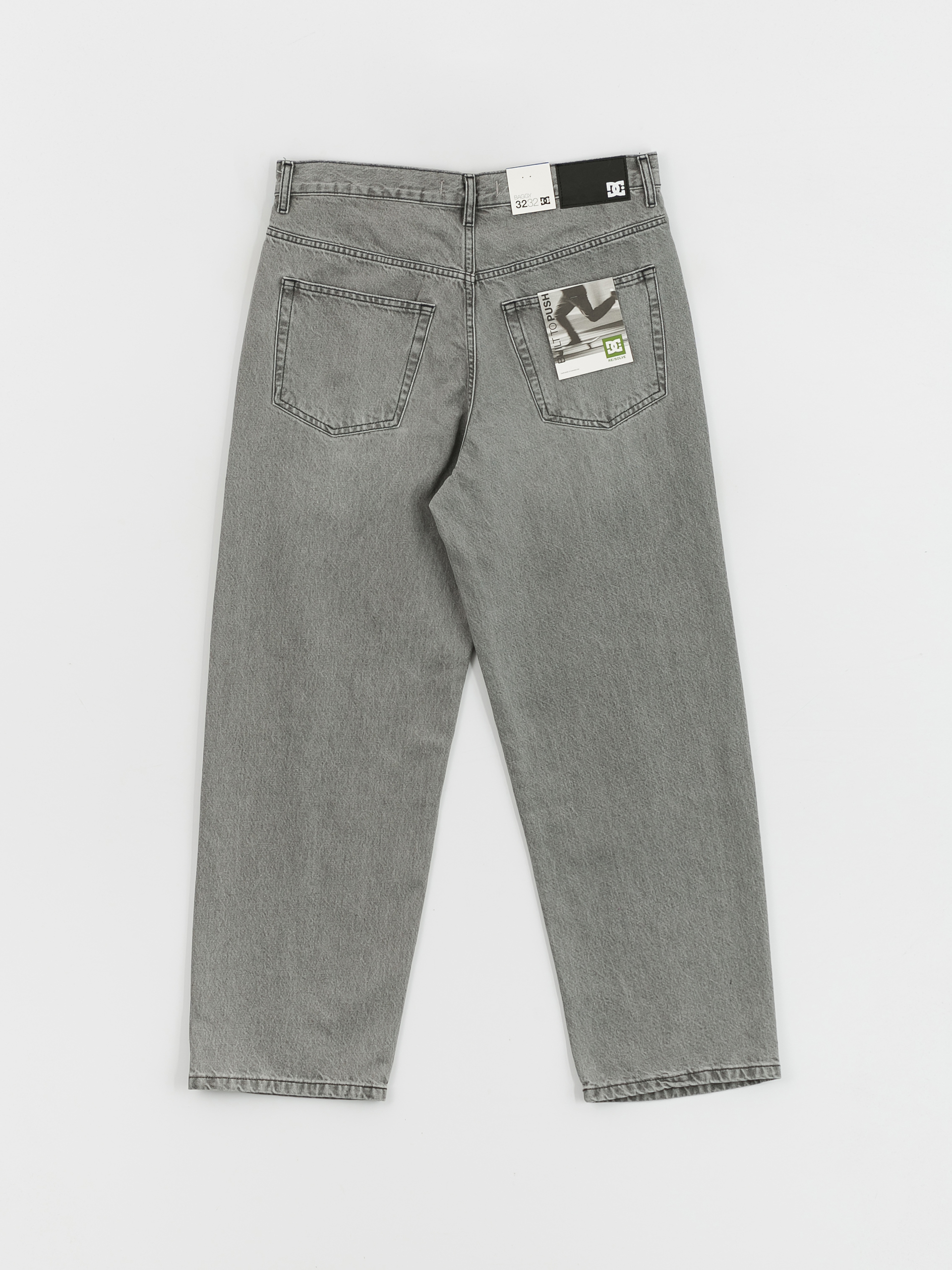 Pantaloni DC Worker Baggy (grey wash)