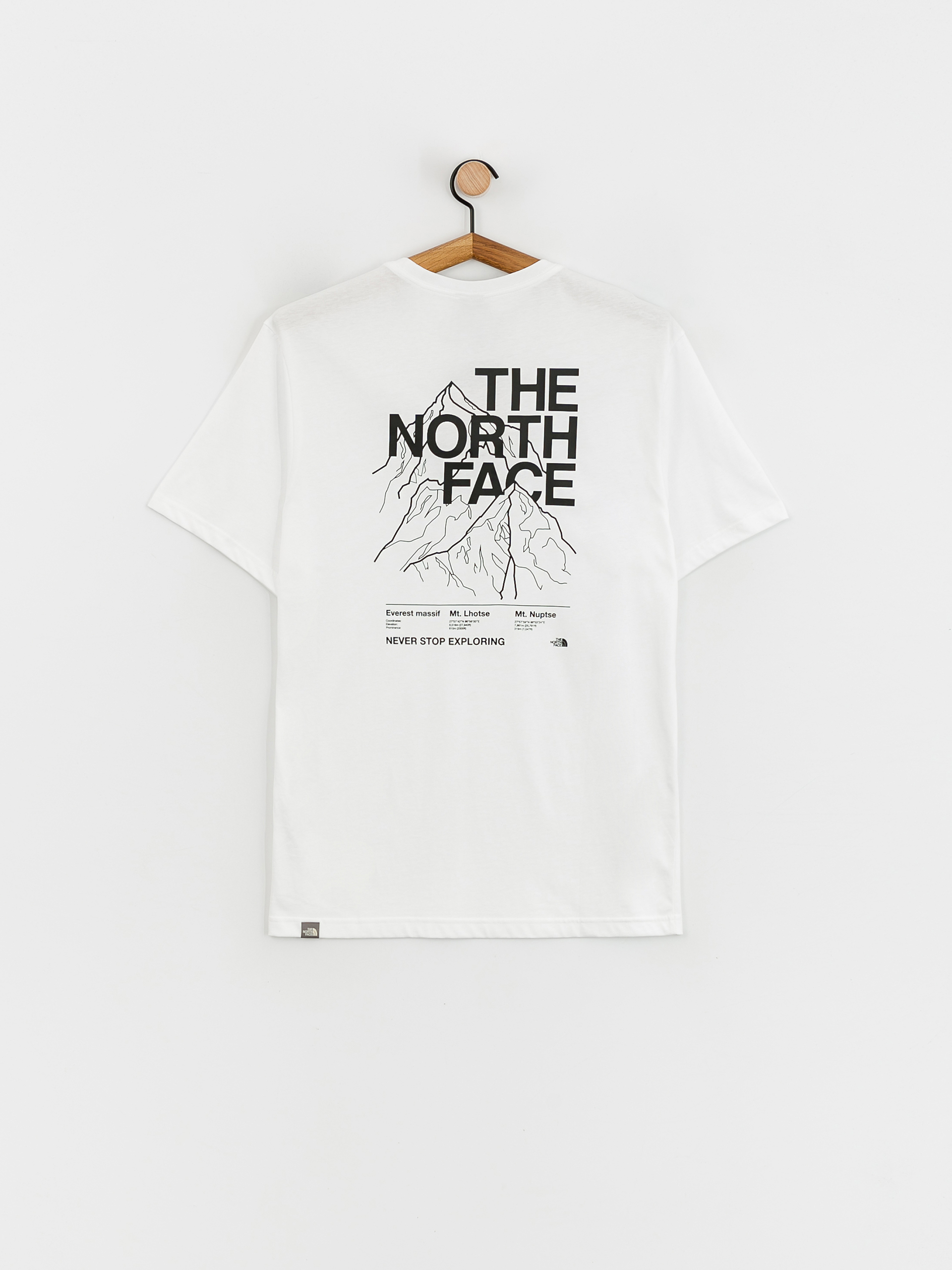Tricou The North Face Mountain Outline (tnf white/tnf black)
