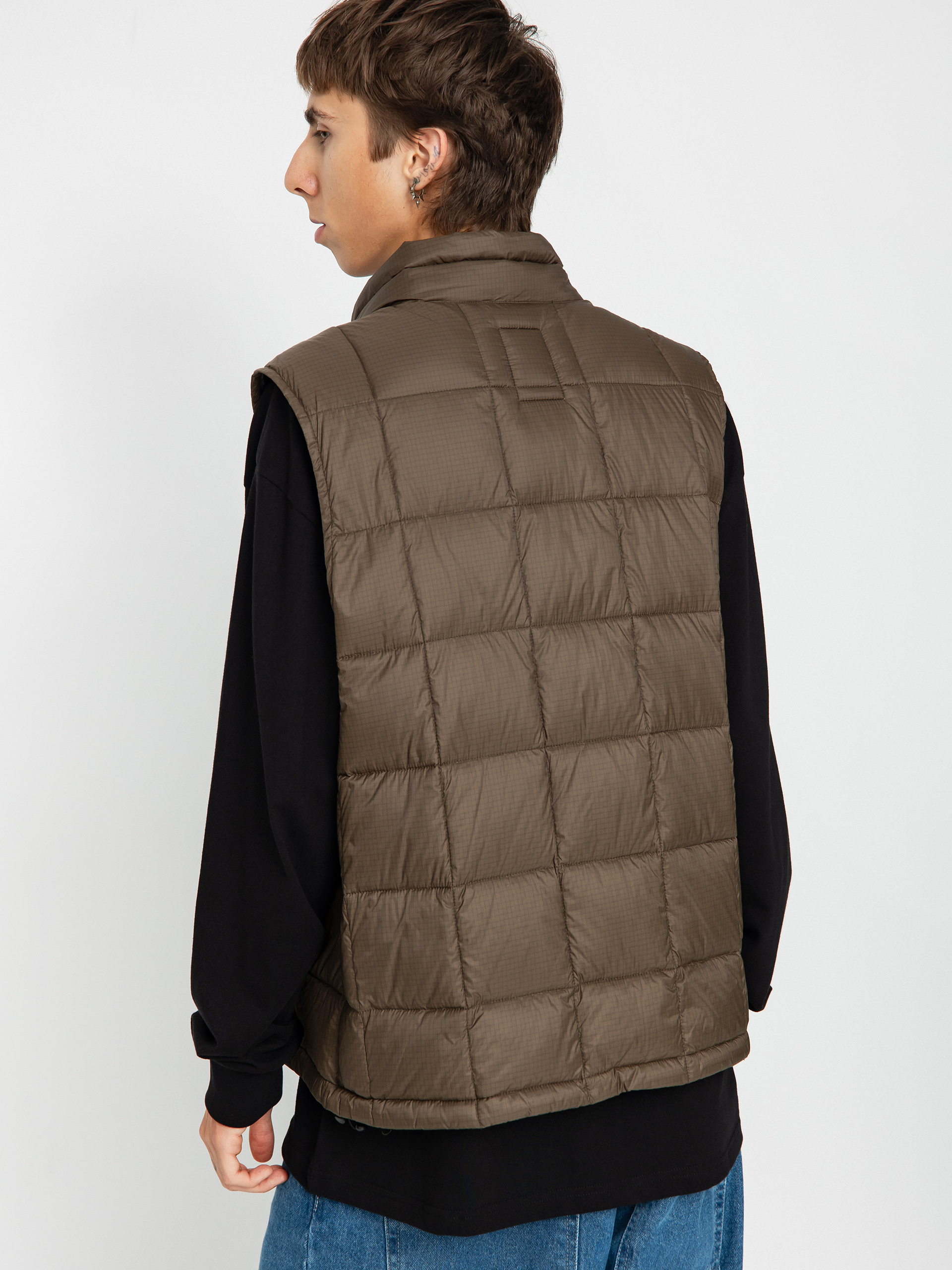 Vestă Polar Skate Lightweight Puffer Vest (brown)
