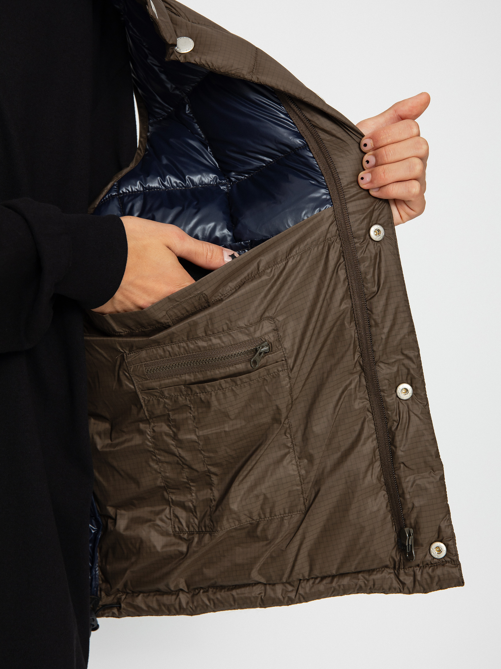 Vestă Polar Skate Lightweight Puffer Vest (brown)